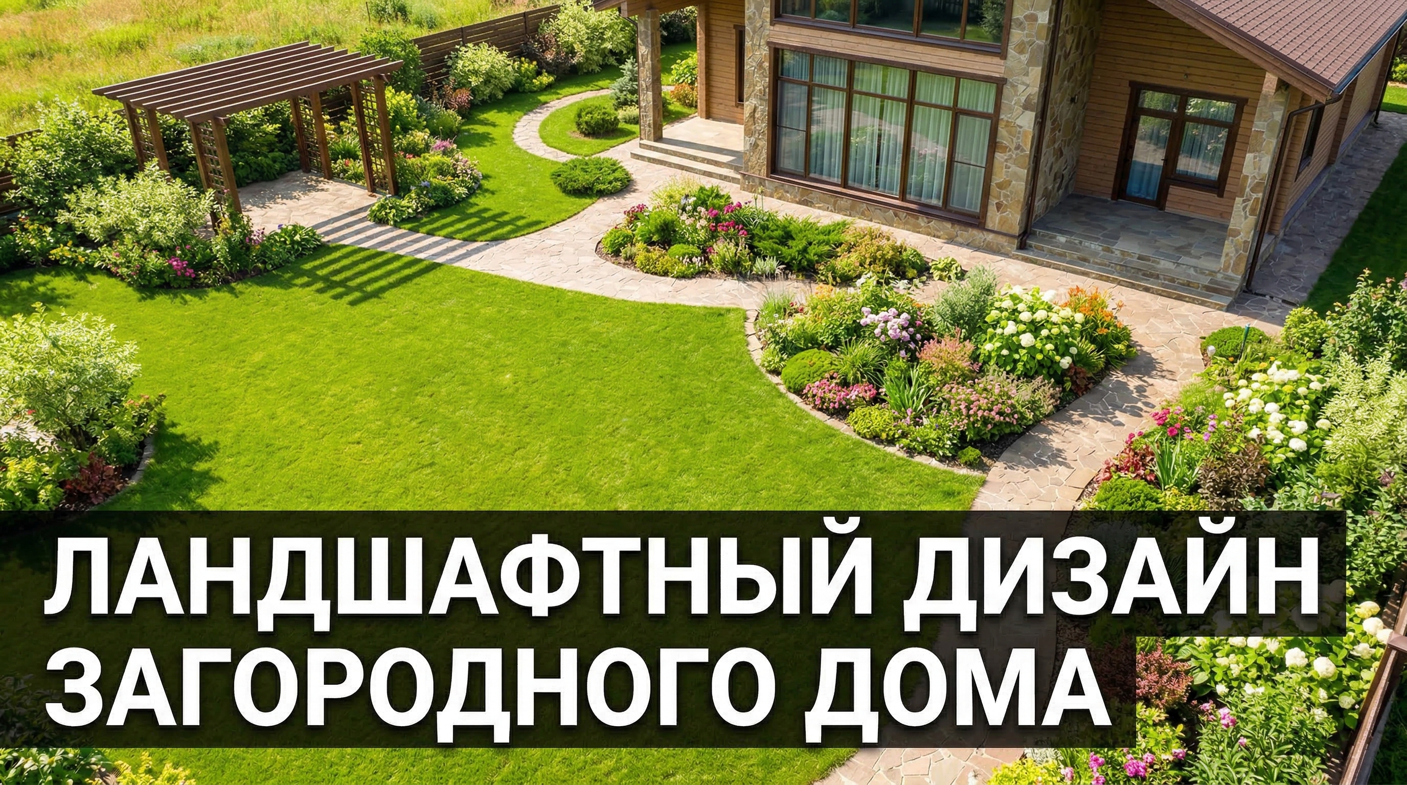Ландшафтный дизайн загородного дома — как оформить территорию вокруг дома