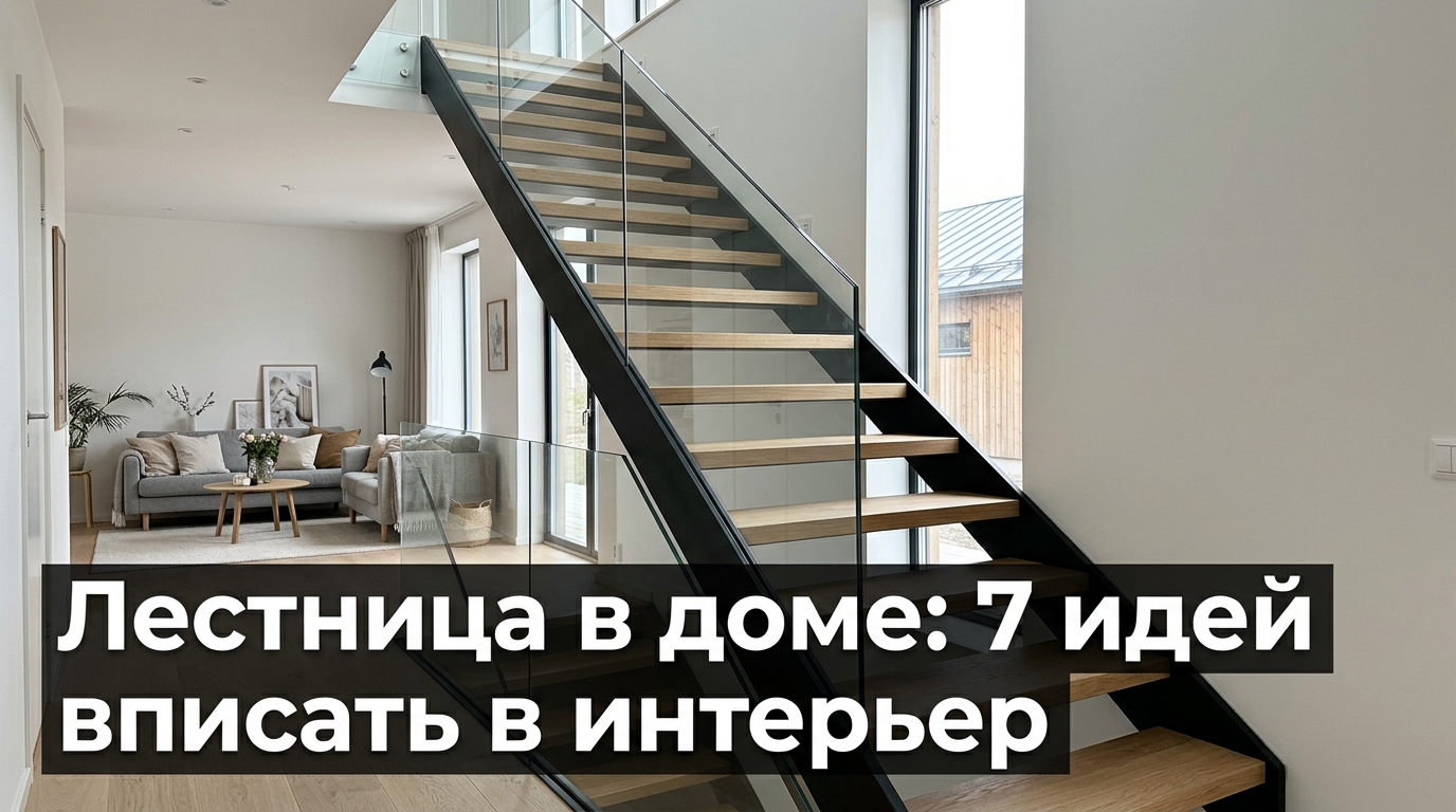Лестница в доме: 7 идей вписать в интерьер