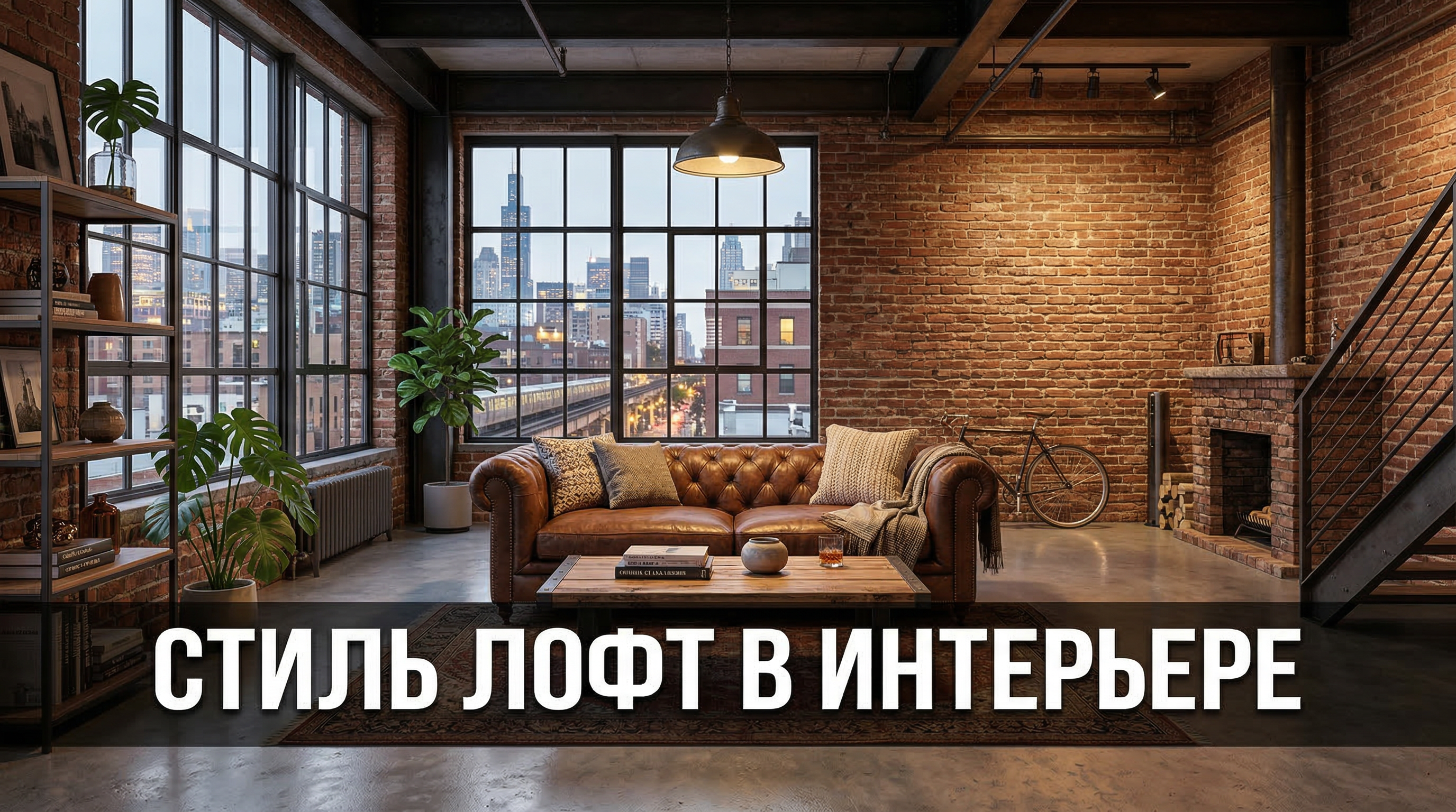 Стиль лофт в интерьере: кирпич, металл и свободное пространство