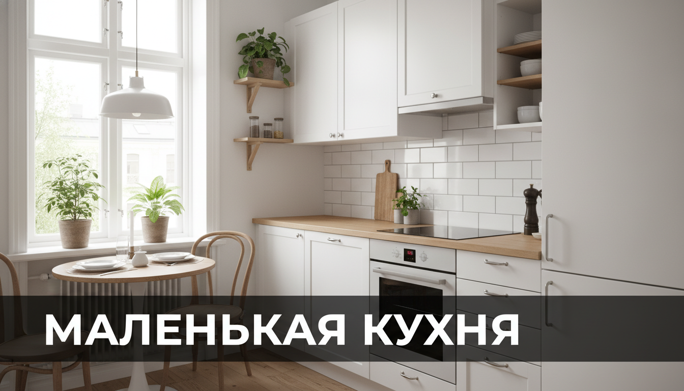 Дизайн маленькой кухни: хитрости планировки и хранения — блог RoomGPT