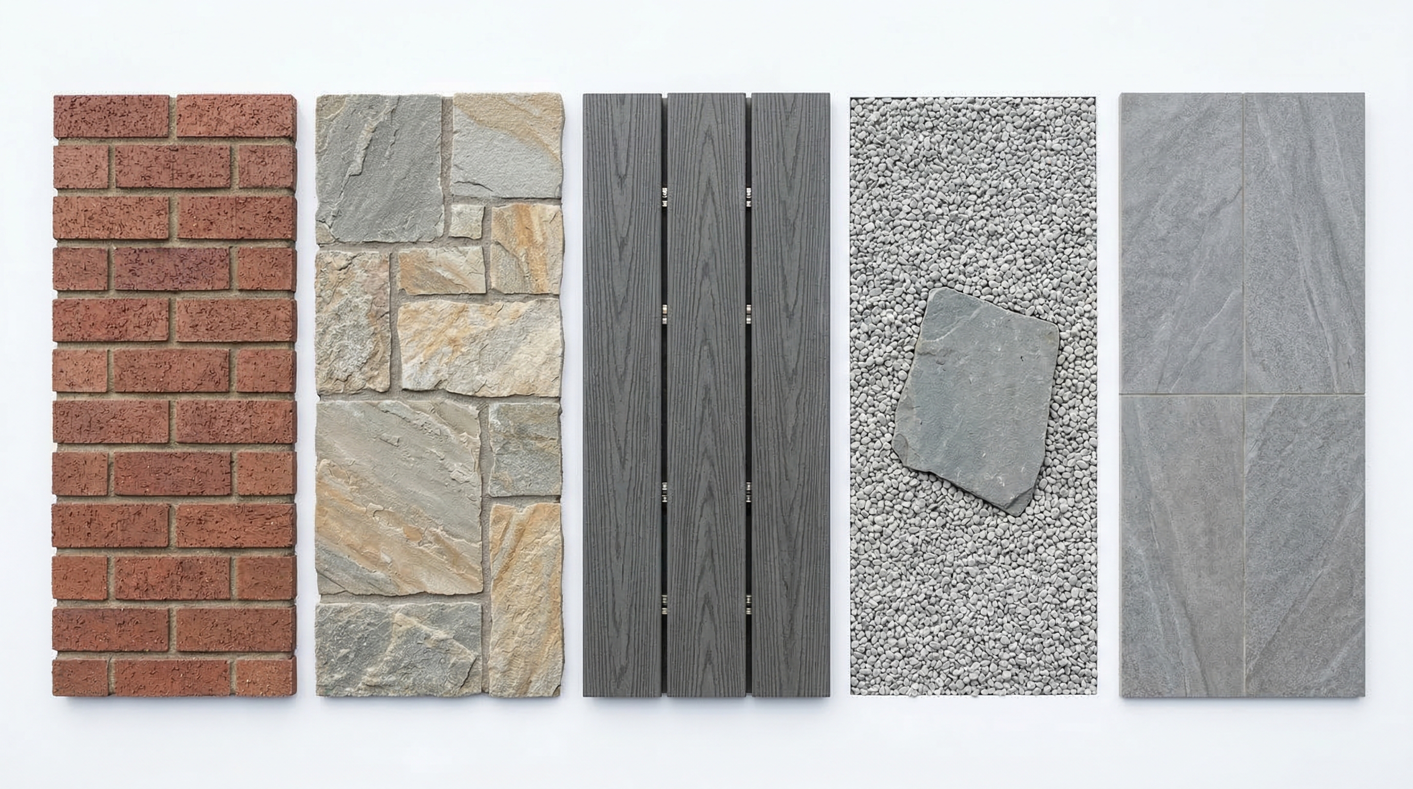 Сравнение материалов для покрытия зоны барбекю — плитка, камень, декинг, гравий