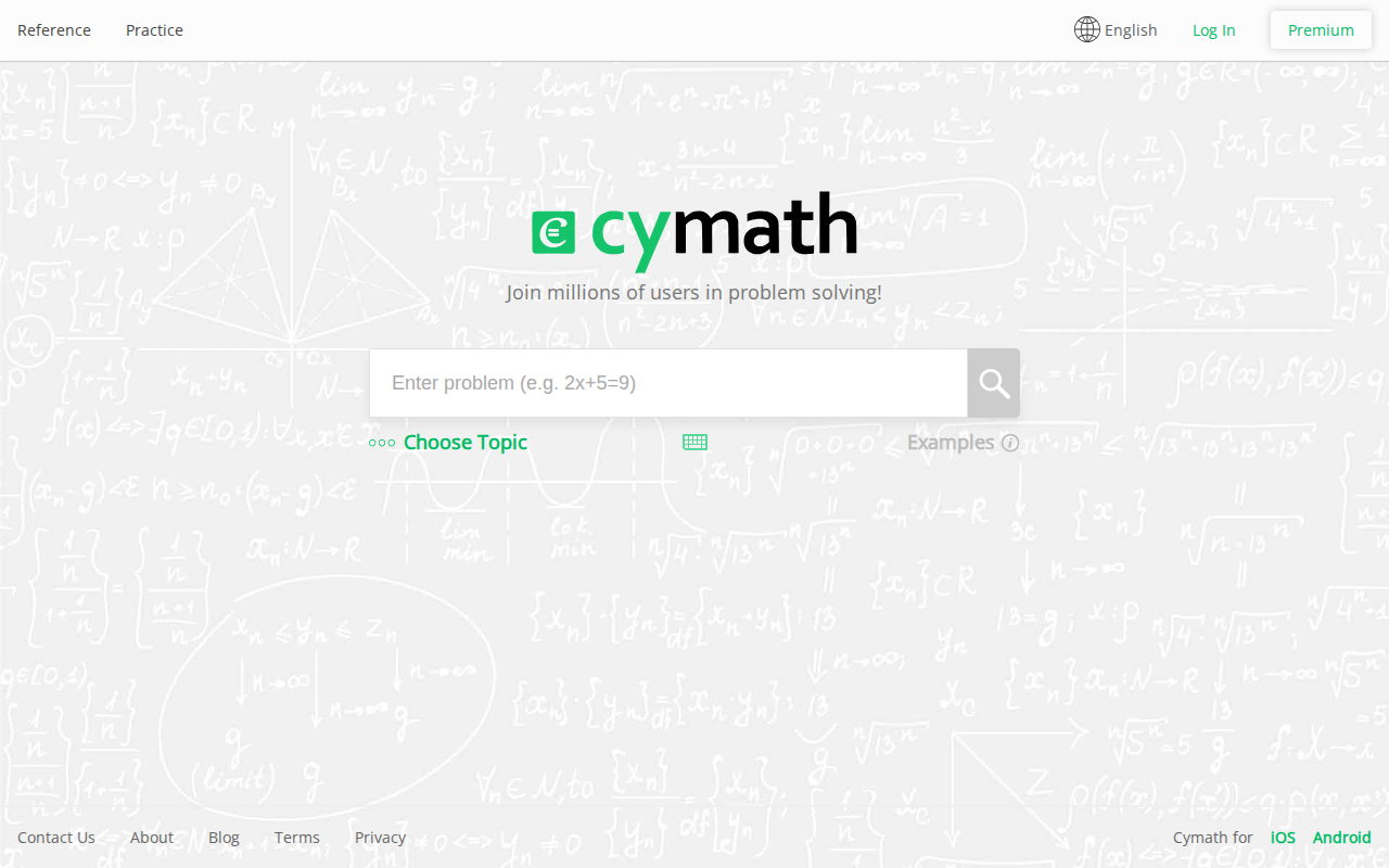 Cymath — бесплатный онлайн-решатель математических задач