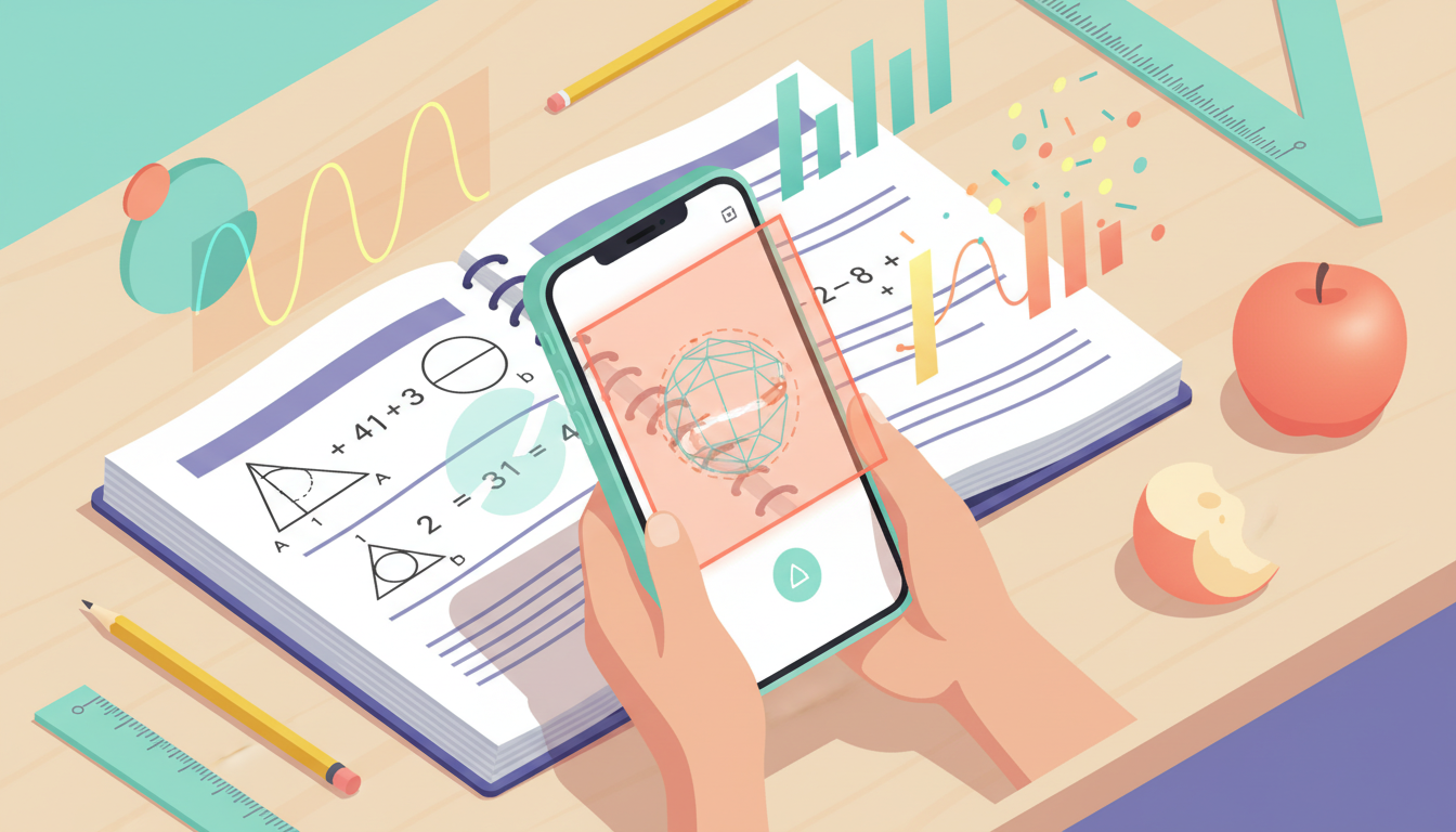 Сканирование математической задачи через смартфон