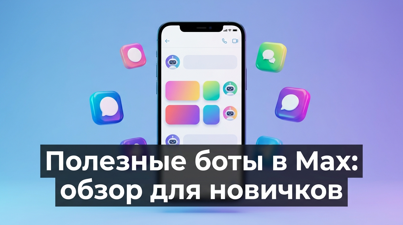 Полезные боты в Max: обзор для новичков