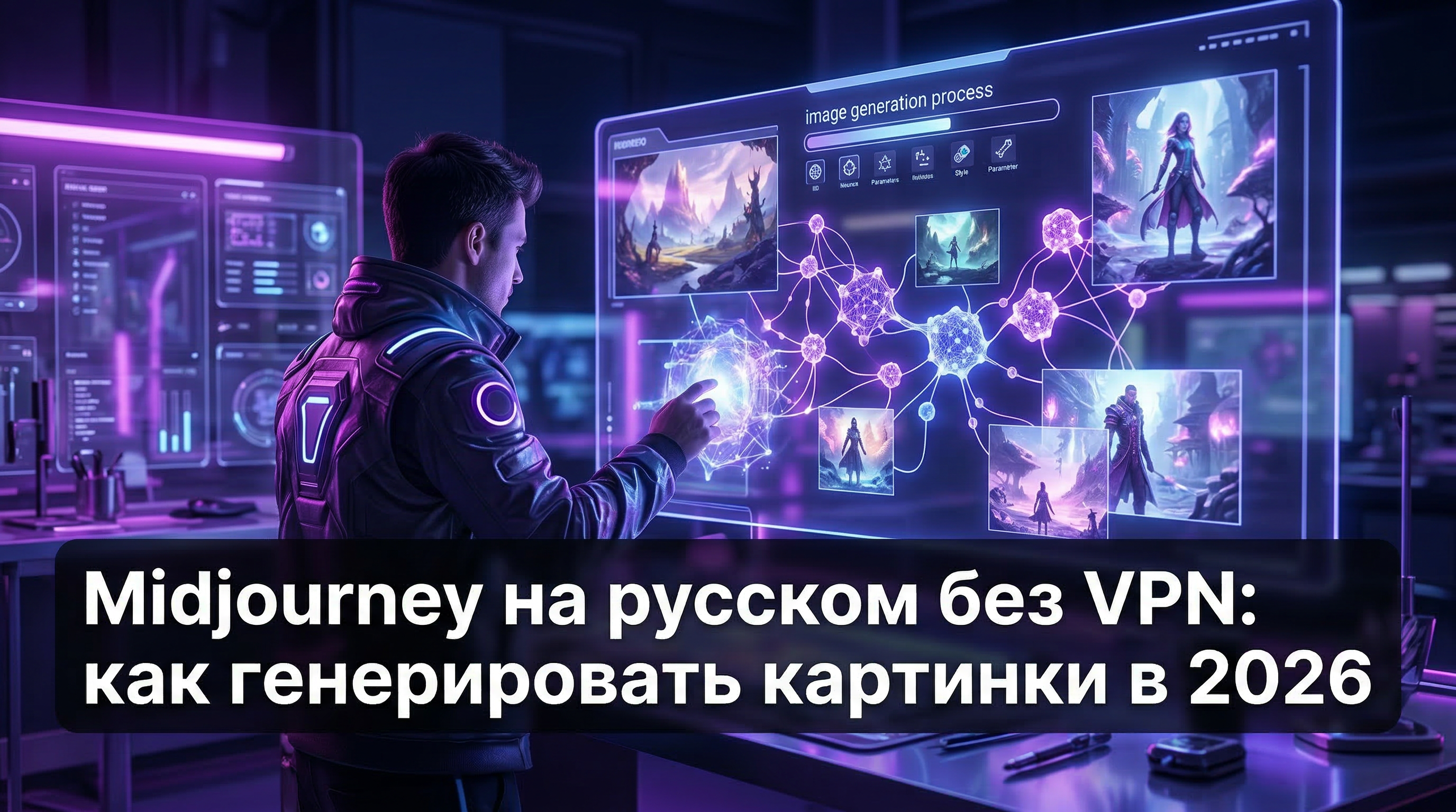 Midjourney на русском без VPN — как генерировать картинки в 2026 году
