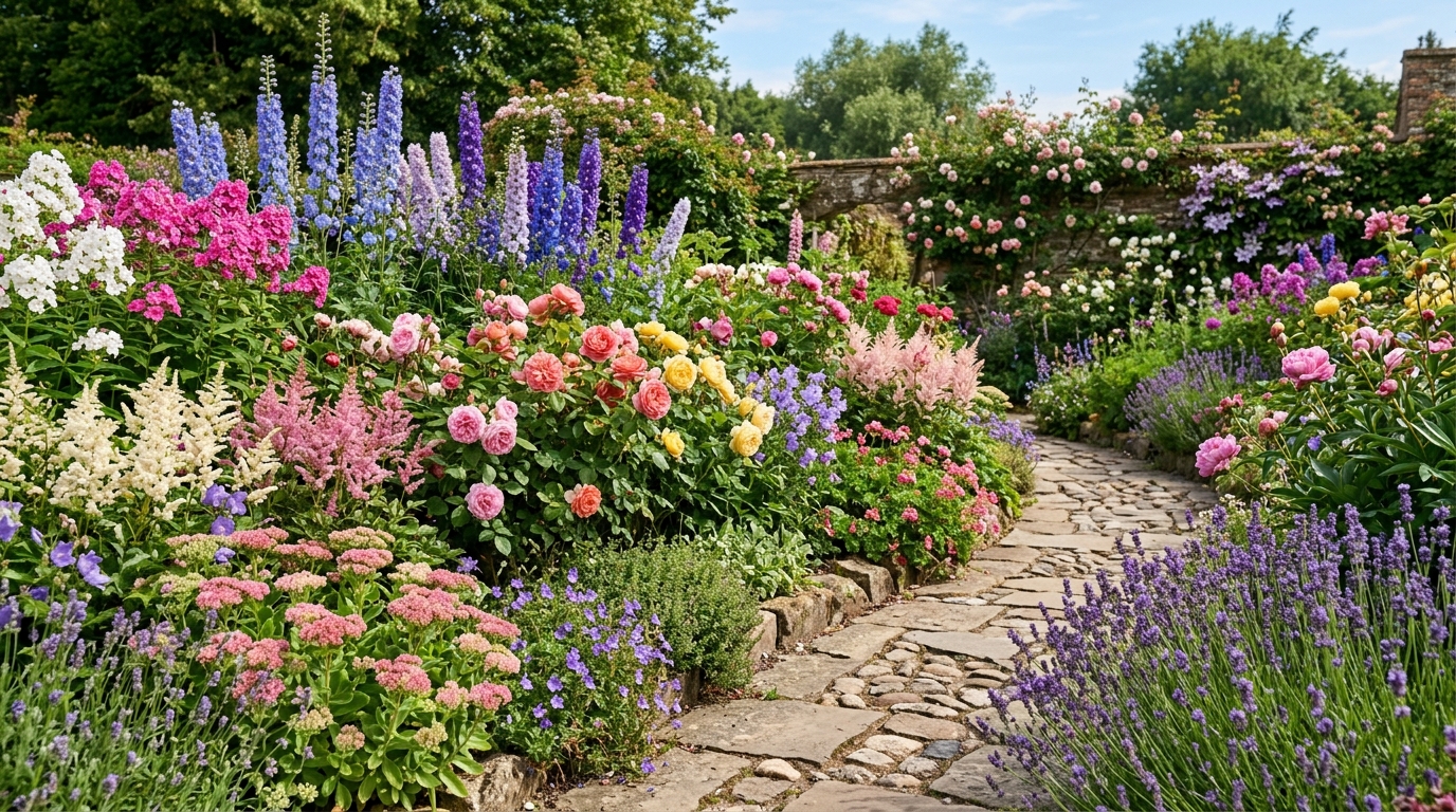 Миксбордер: как создать красивый цветник непрерывного цветения