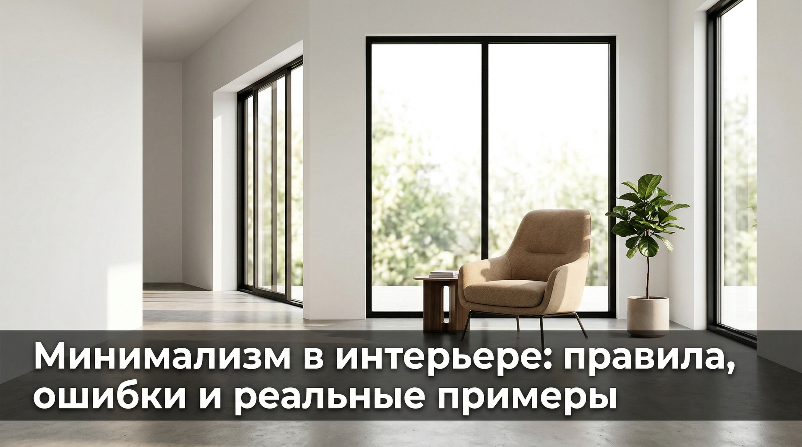 Минимализм в интерьере — правила, типичные ошибки и реальные примеры оформления квартир