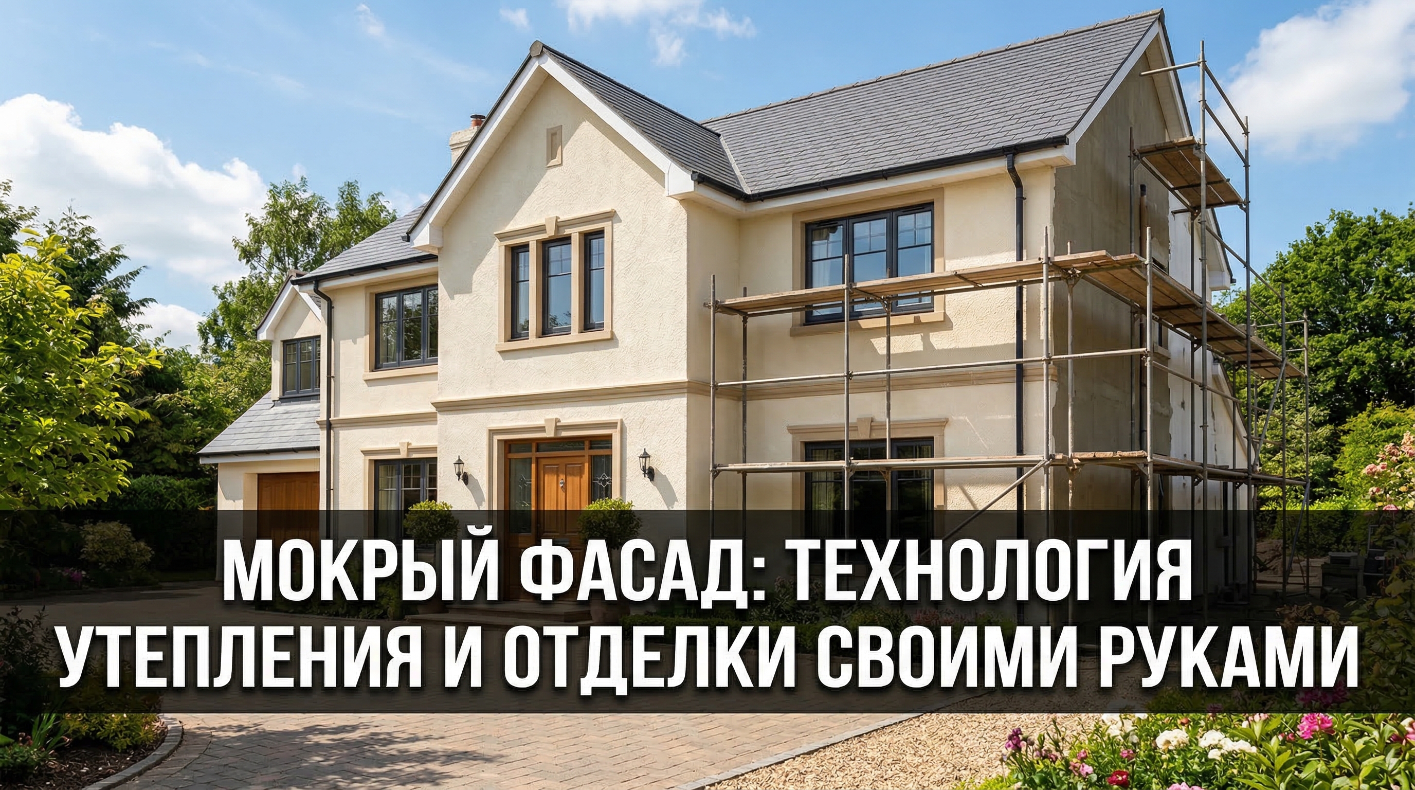 Мокрый фасад: технология утепления и отделки дома своими руками