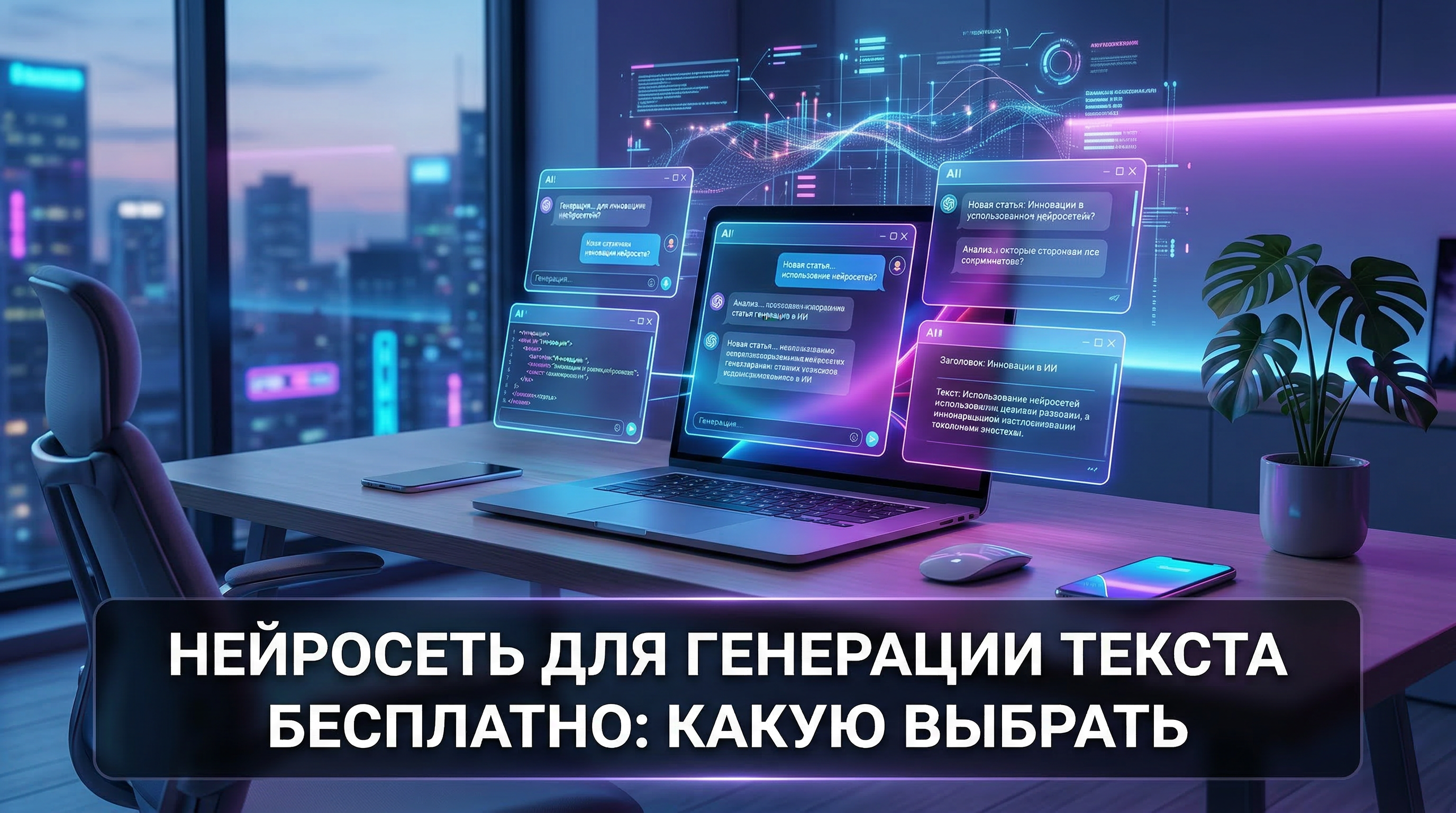 Нейросеть для генерации текста бесплатно: какую выбрать и как пользоваться