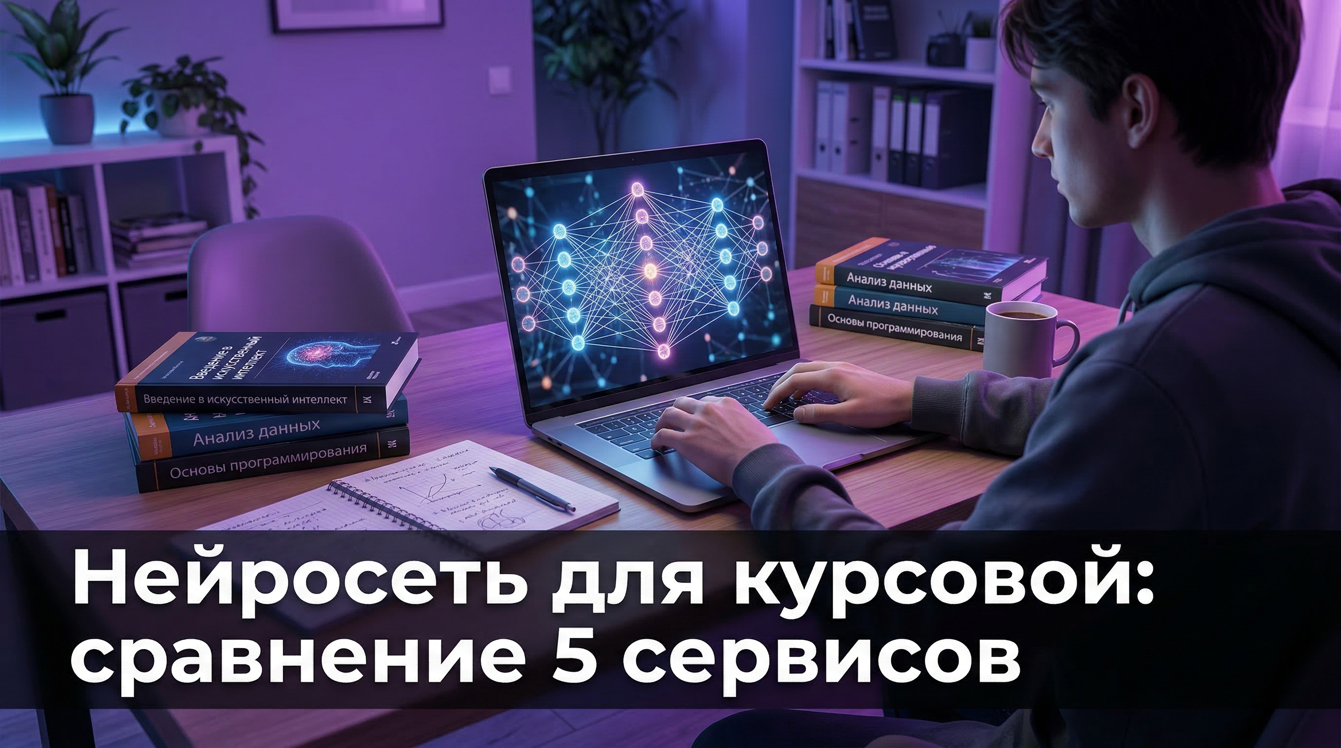 Нейросеть для генерации текста курсовой: сравнение 5 сервисов