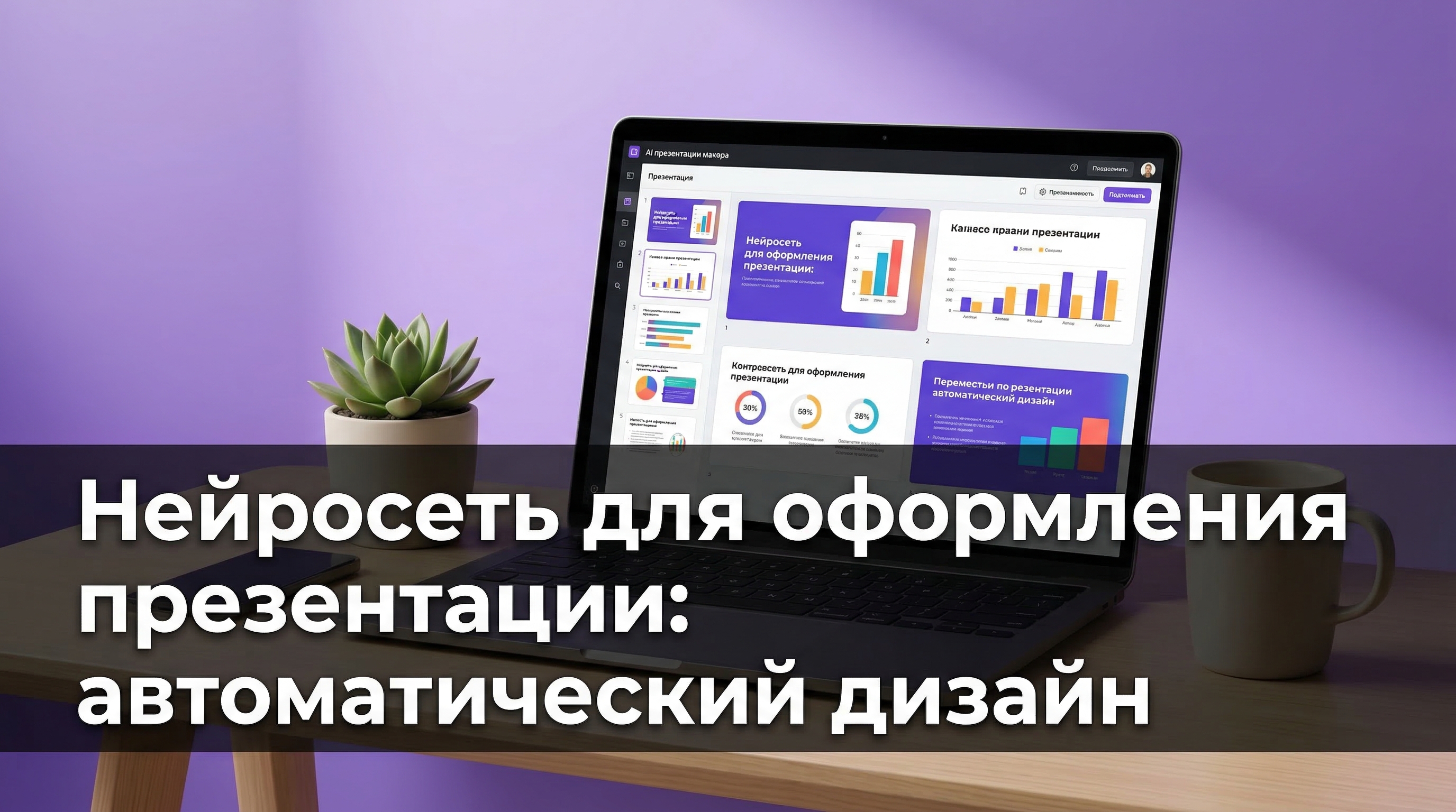 Нейросеть для оформления презентации: автоматический дизайн слайдов