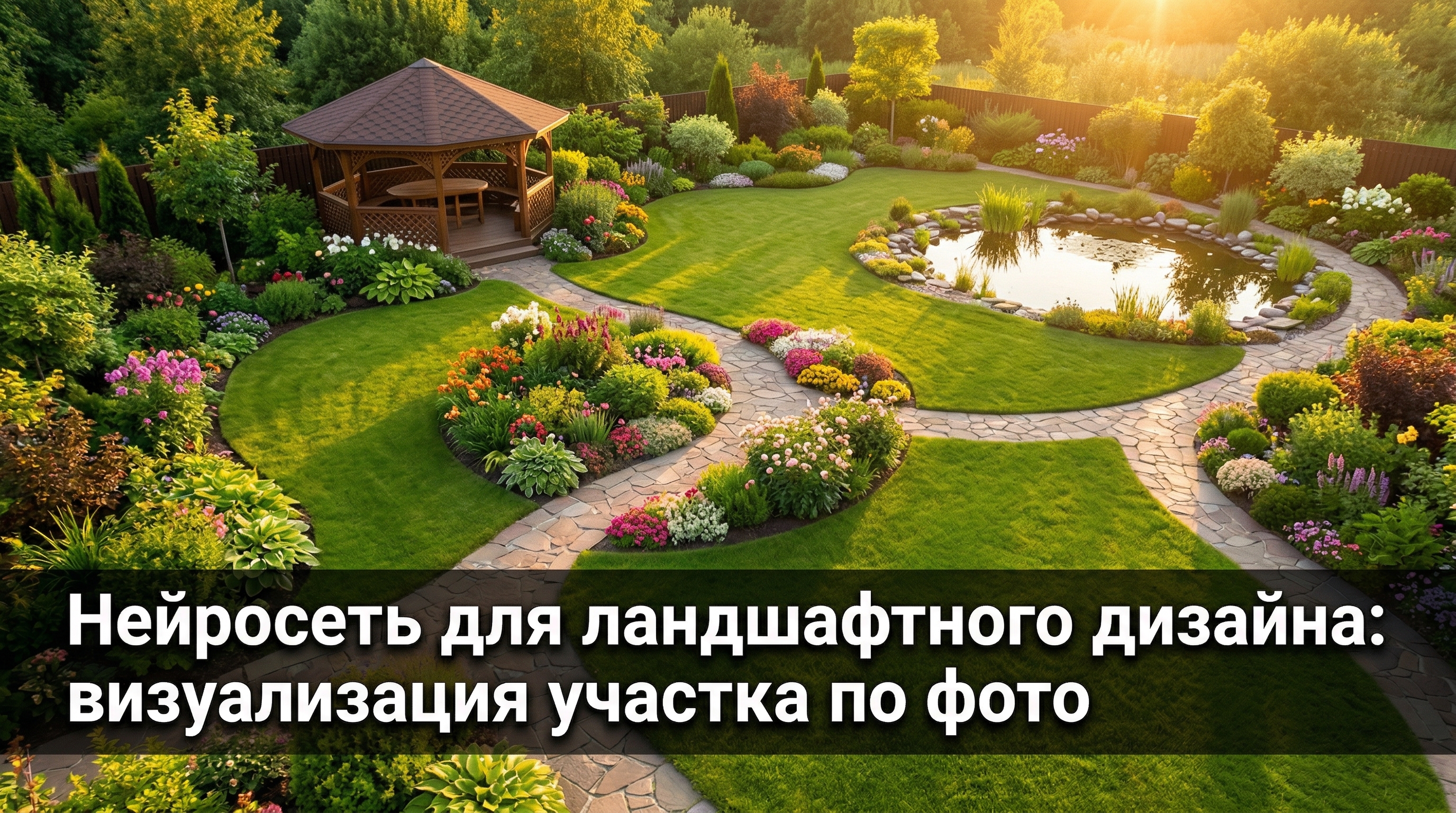 Нейросеть для ландшафтного дизайна: визуализация участка по фото