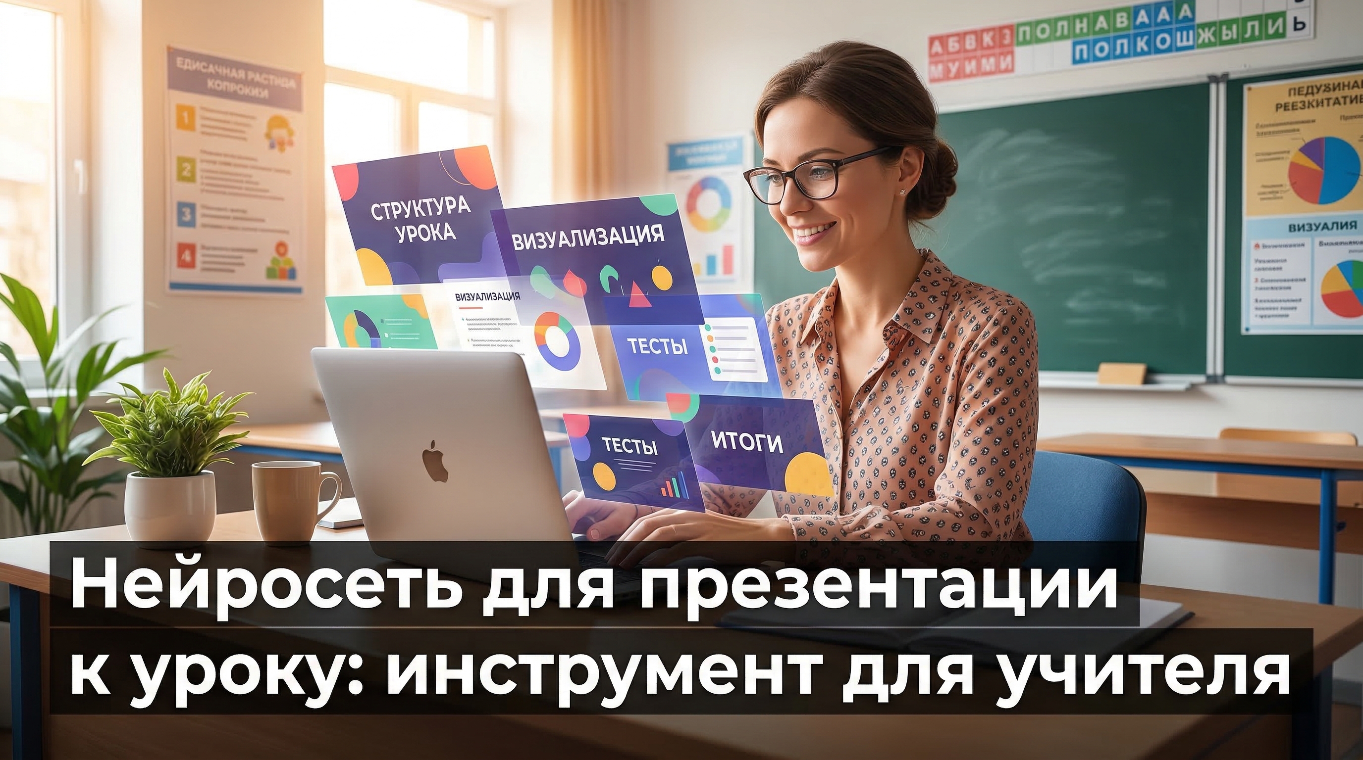 Нейросеть для презентации к уроку — учитель создаёт слайды с помощью ИИ