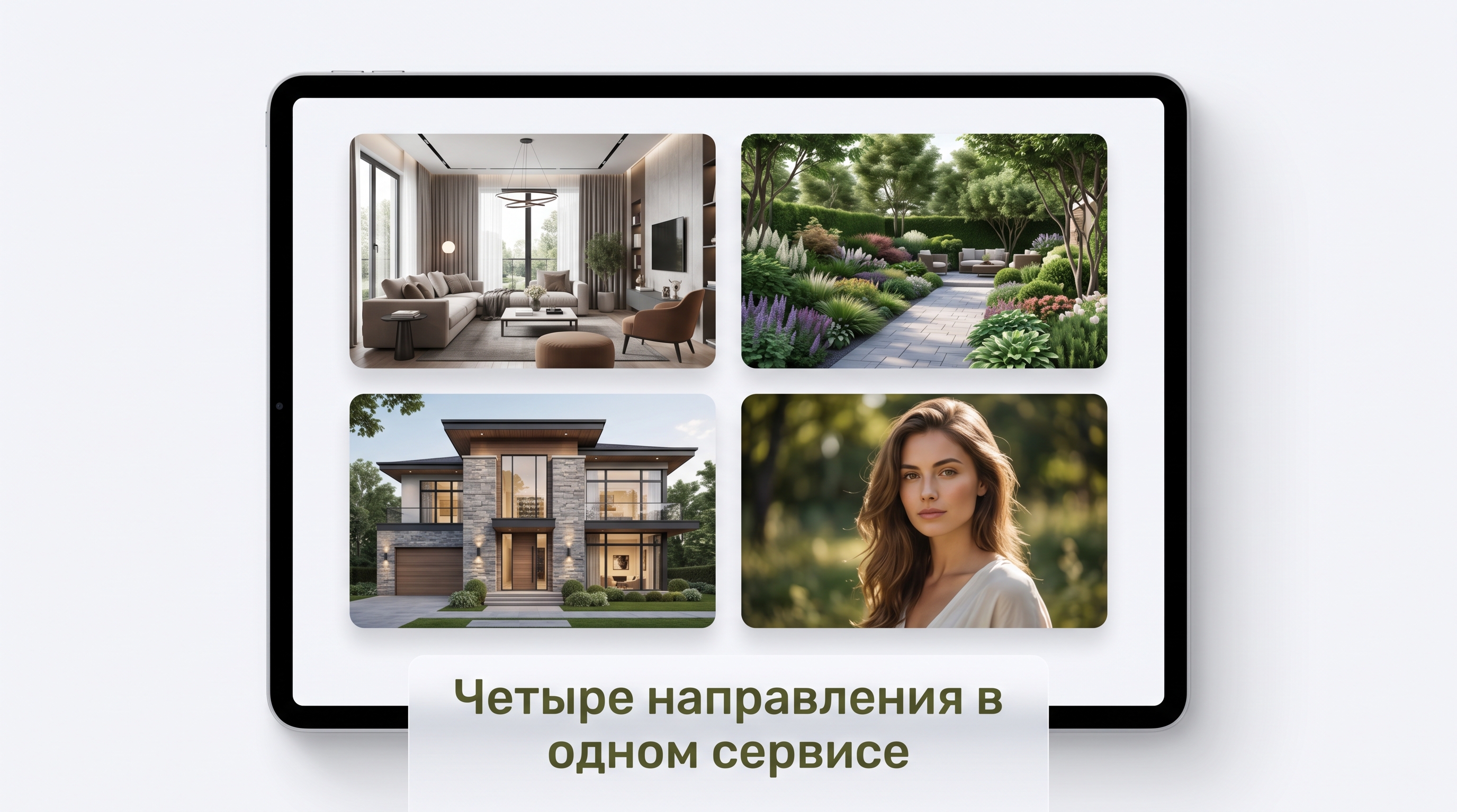 Российский ИИ-сервис делает дизайн интерьера, ландшафта и фасада по фото