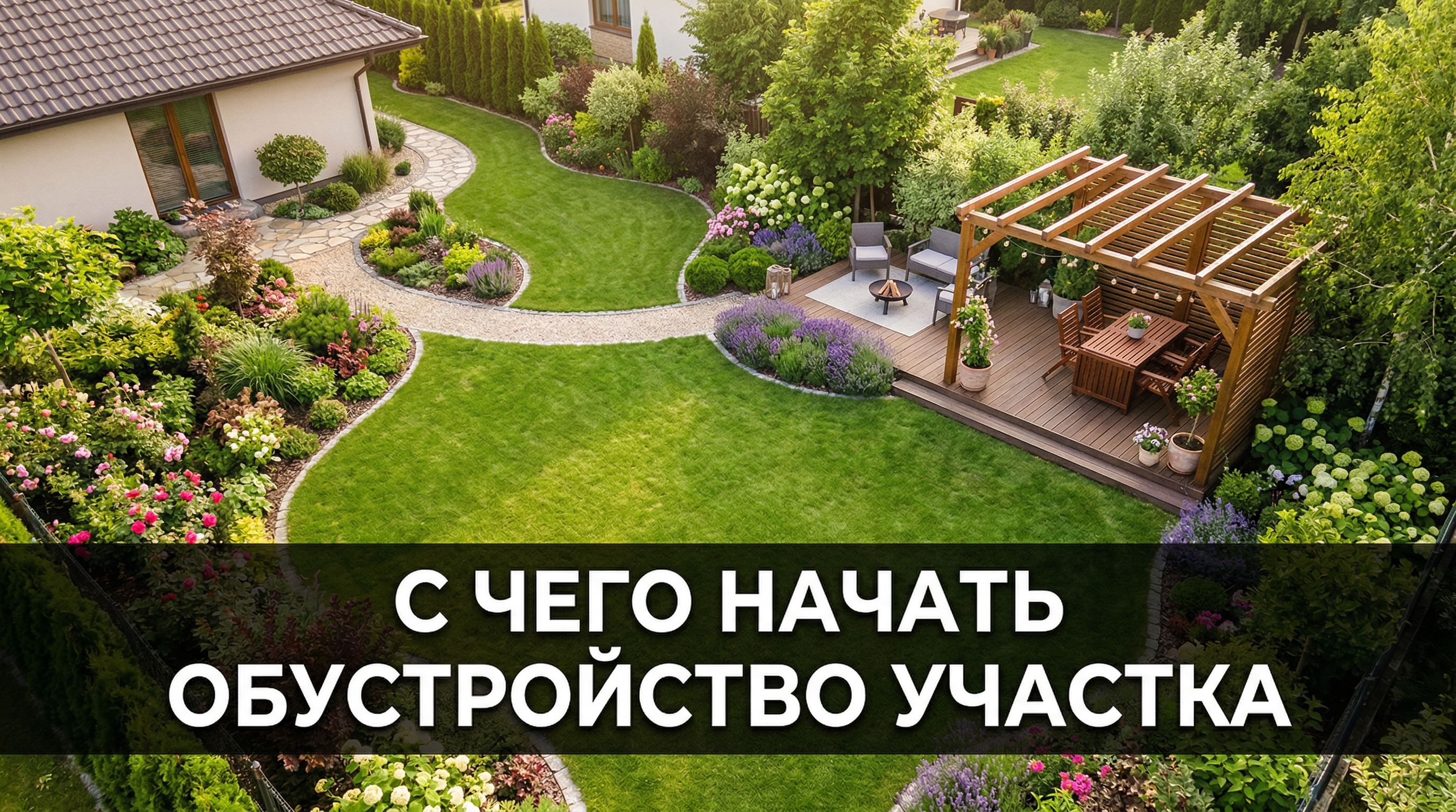 С чего начать обустройство участка — план, зонирование и первые шаги