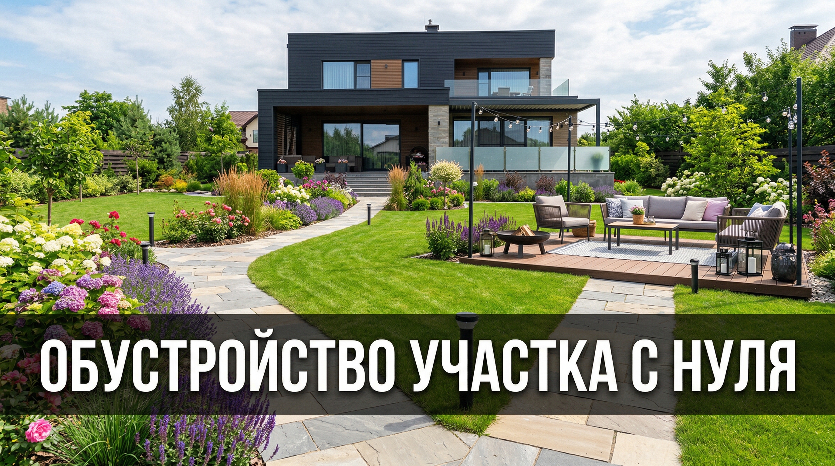 Обустройство участка с нуля — от планировки до ландшафта — блог RoomGPT