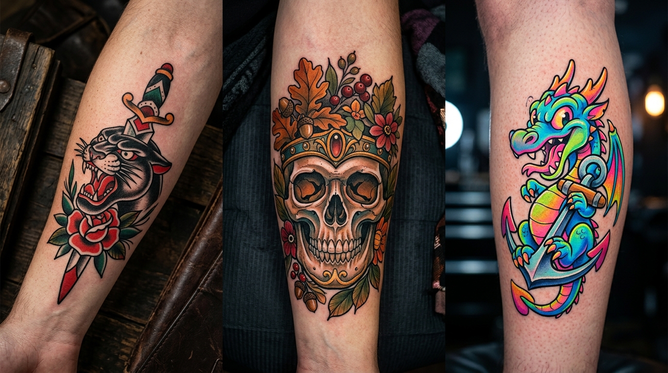 Сравнение стилей олдскул неотрадишнл и нью-скул