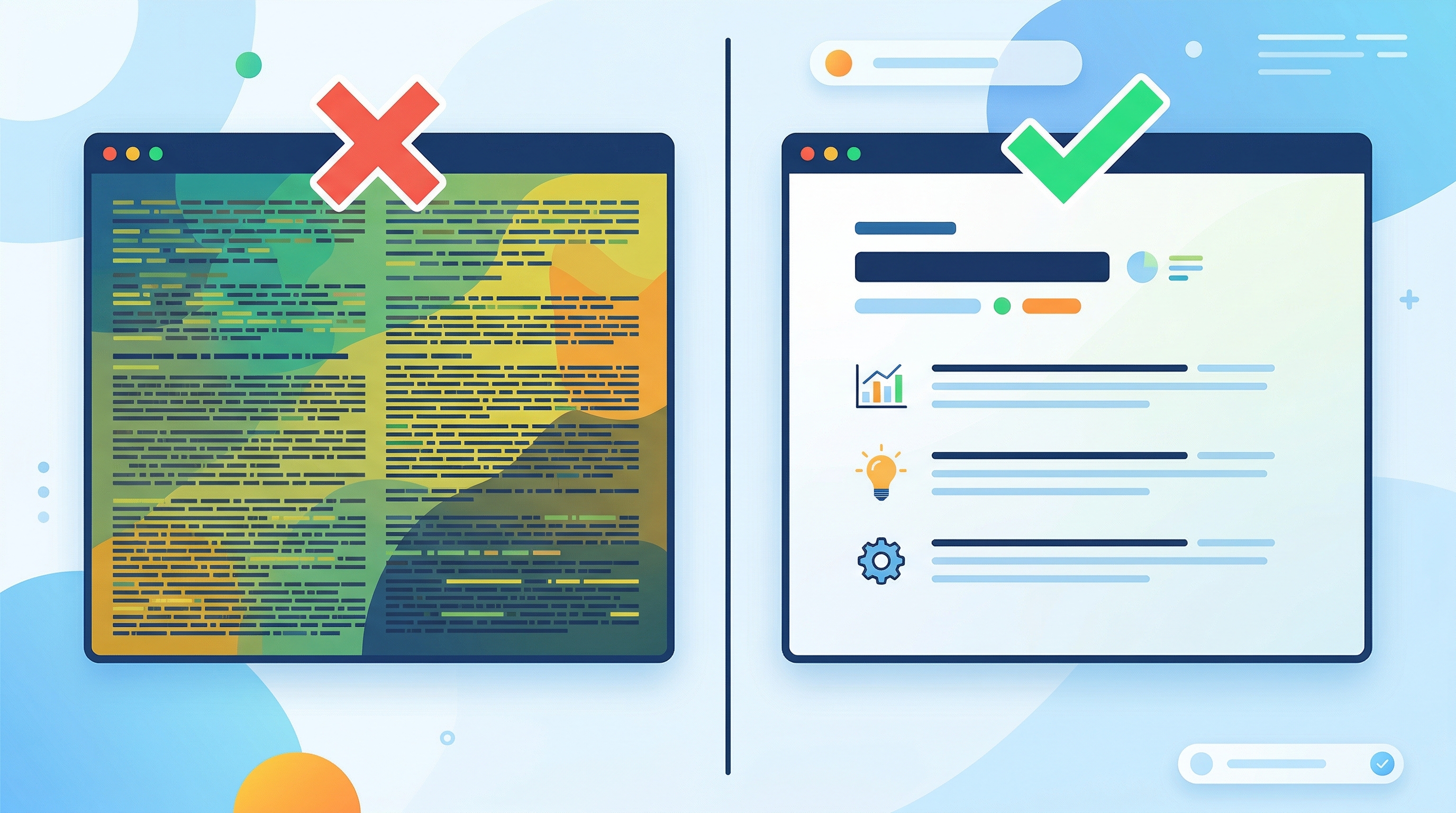 Сравнение плохой и хорошей презентации — типичные ошибки оформления