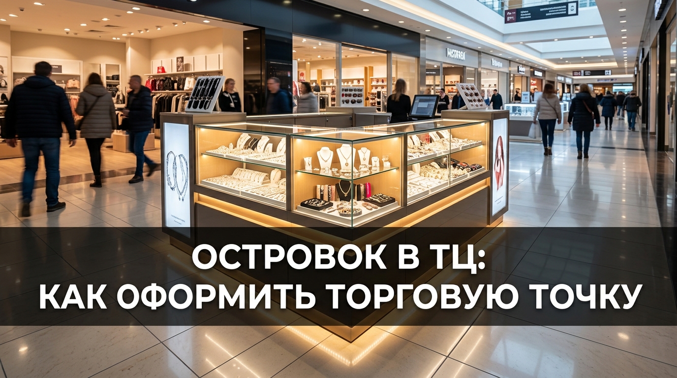 Островок в ТЦ: как оформить торговую точку