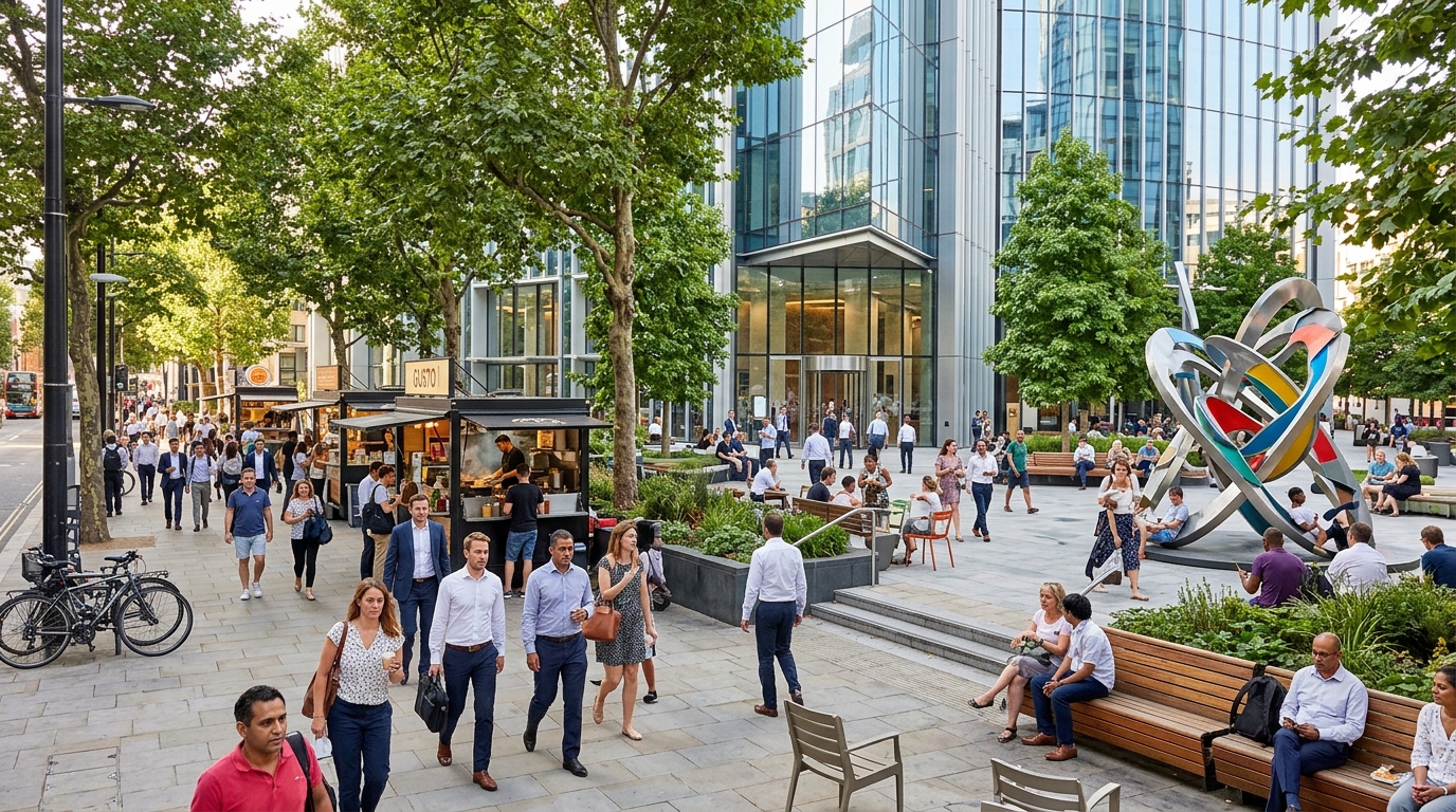 Public space с открытым доступом для города