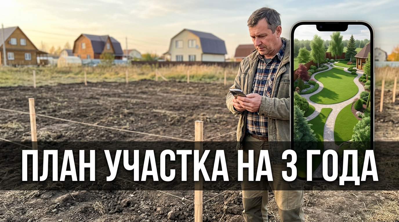 Как спланировать участок: примерил план освоения на фото