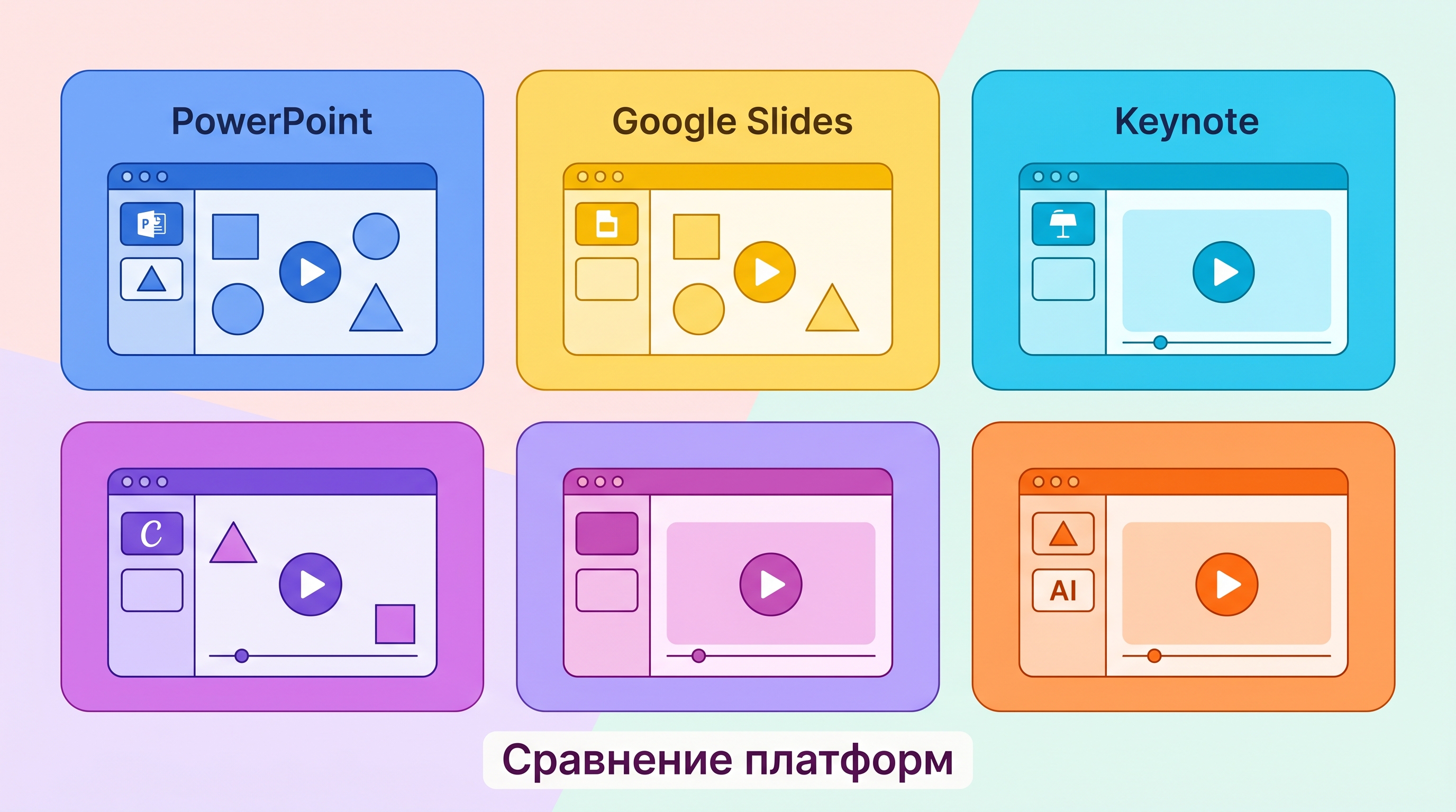 Сравнение пяти платформ для добавления видео в презентацию