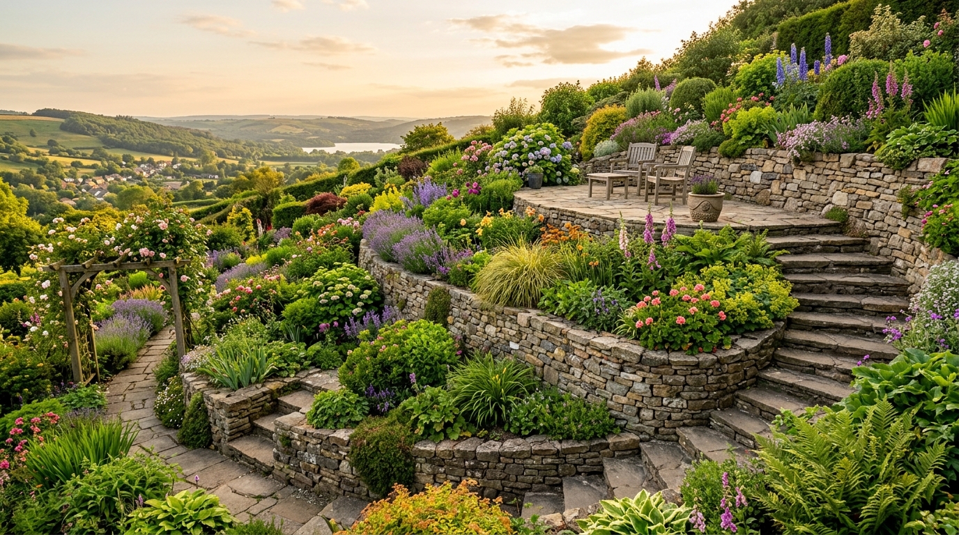 Подпорные стенки на участке: материалы и конструкции