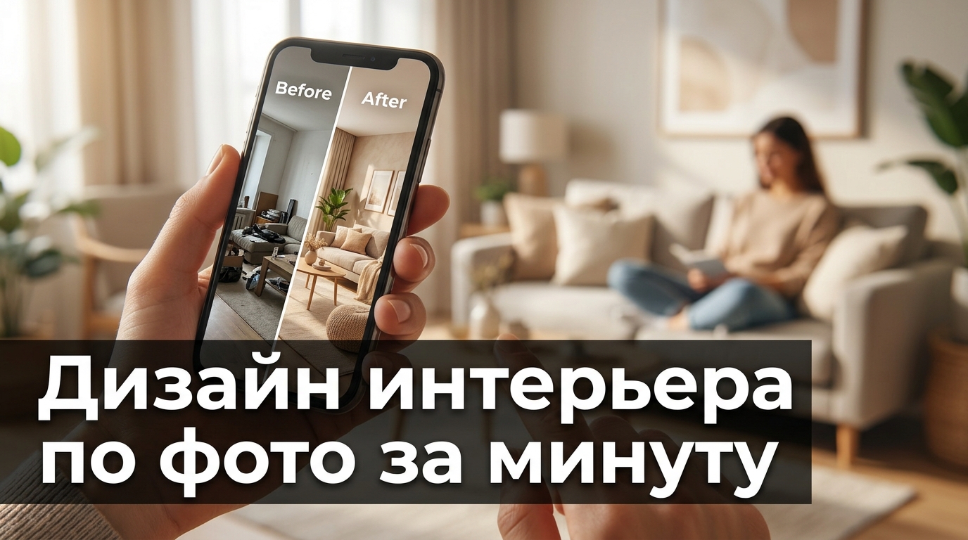 Дизайн интерьера по фото за минуту