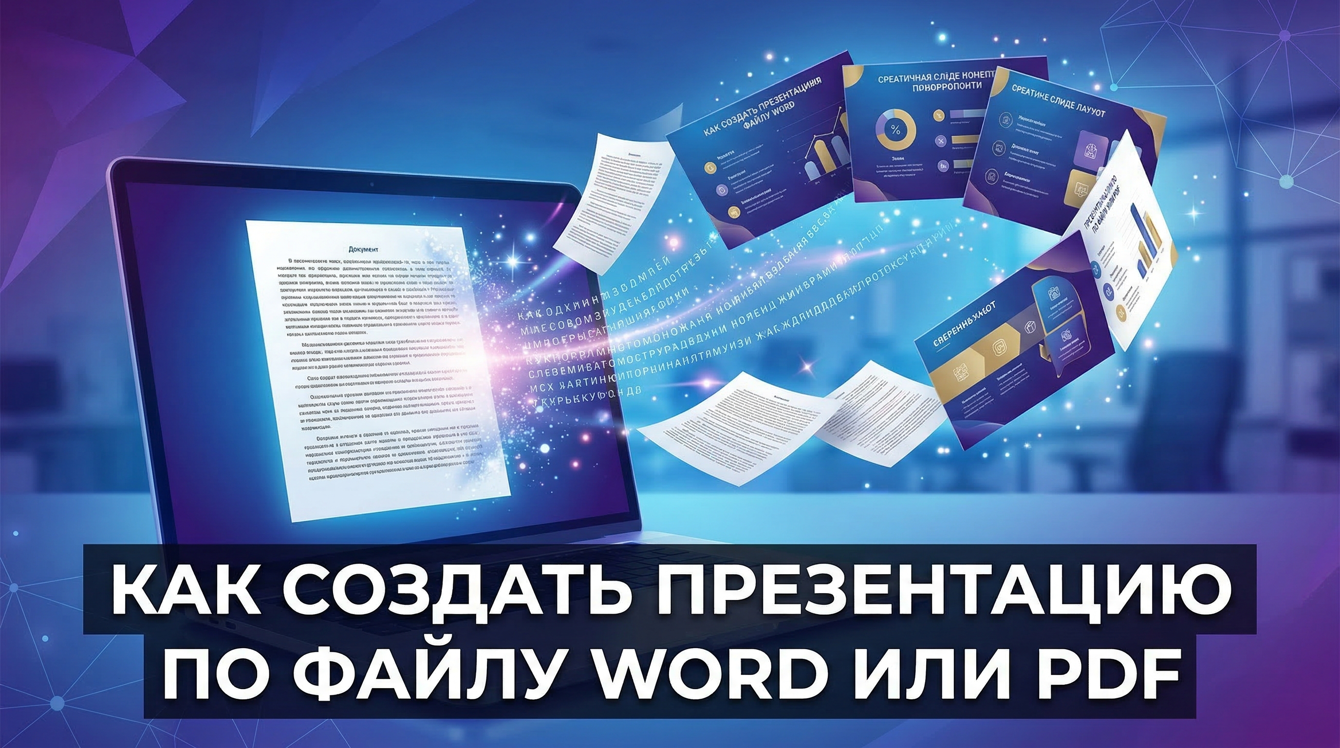 Как создать презентацию по файлу Word или PDF — 5 способов
