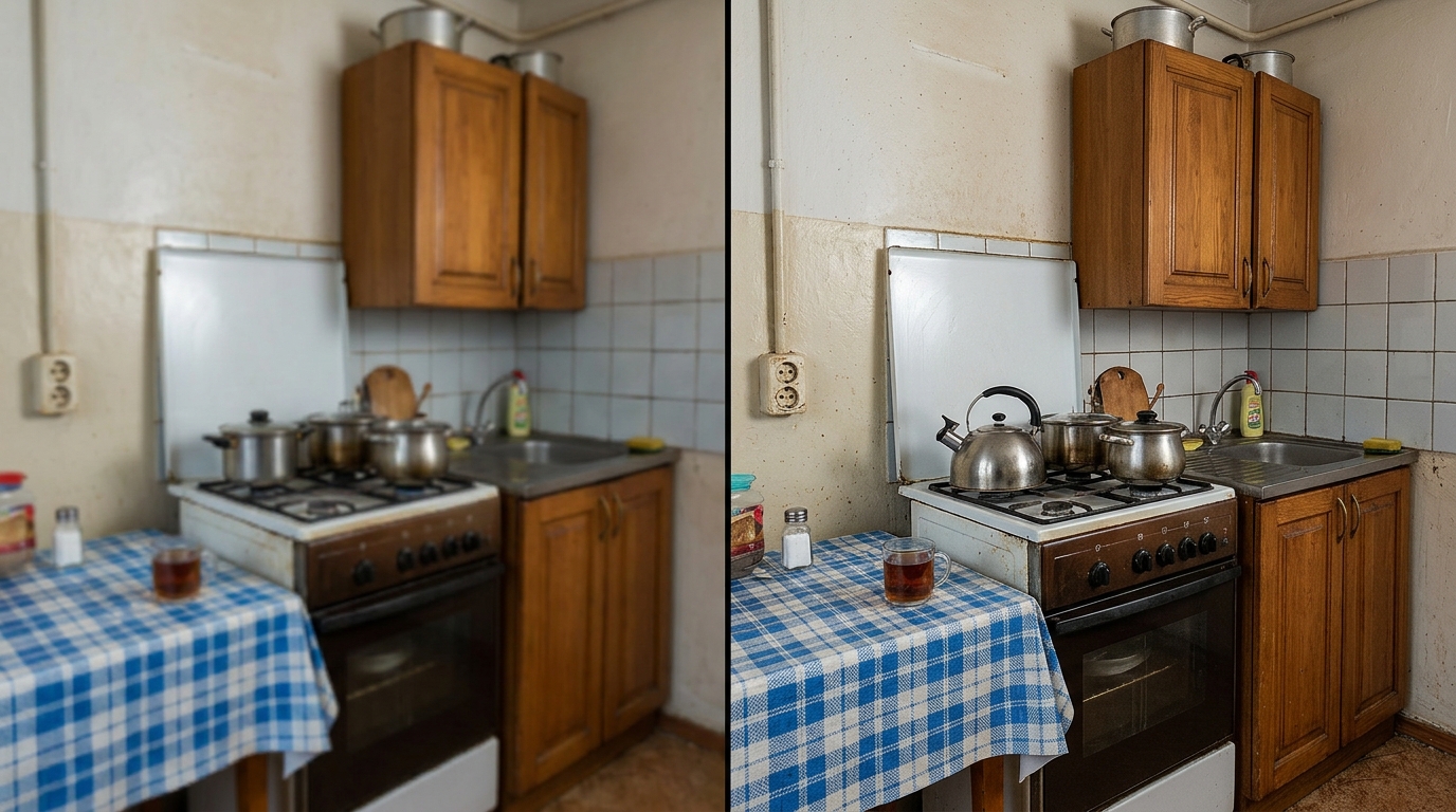 Апскейл интерьера до 4K