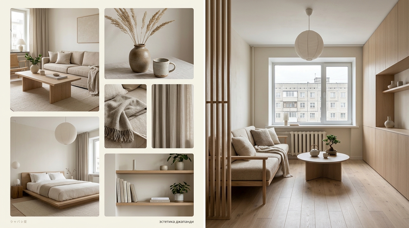 Перенос стиля с референса из Pinterest на свою комнату
