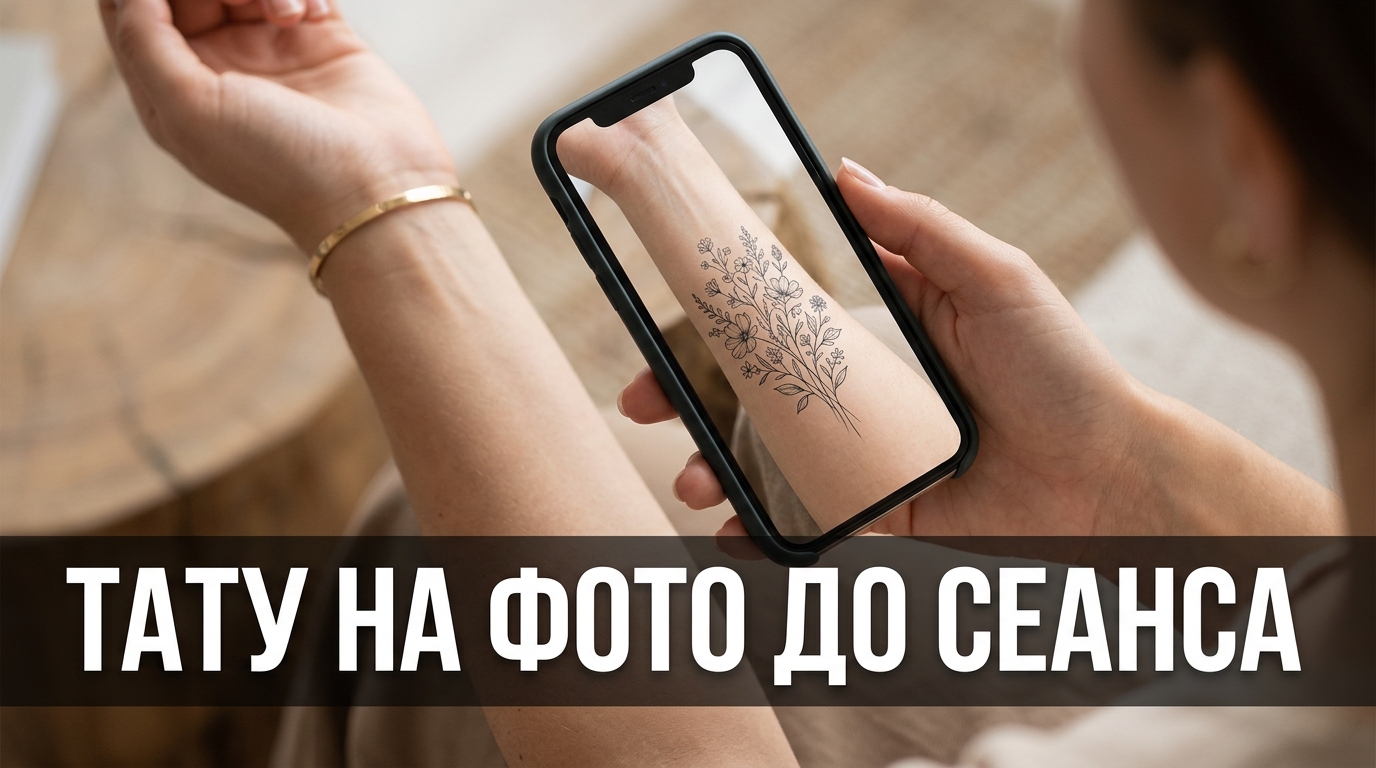 Примерить тату на фото: как увидеть тату на теле до сеанса