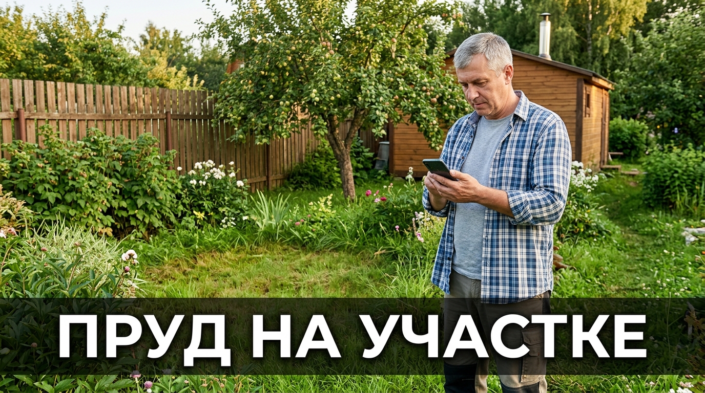 Пруд на участке: примерил варианты на фото, прежде чем рыть