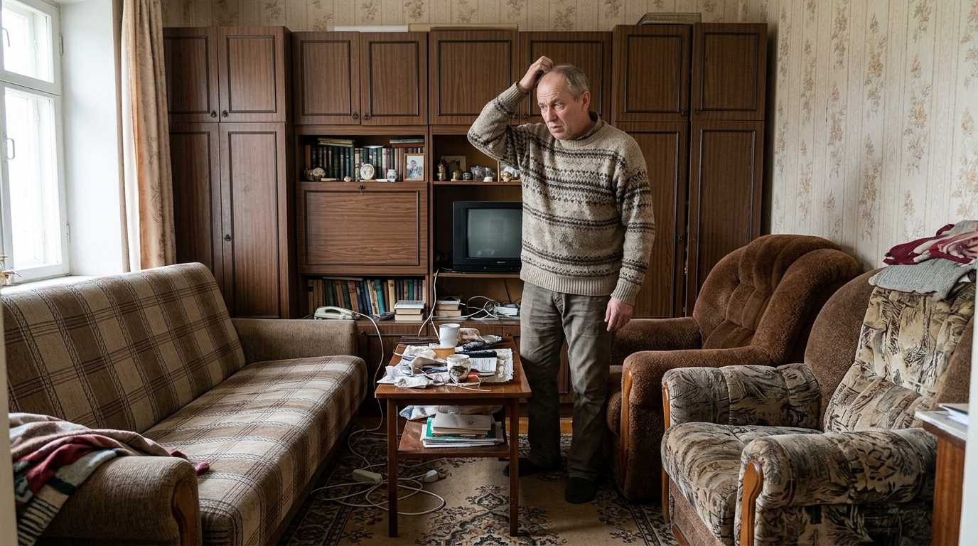 Мебель составлена слишком тесно, узкие неудобные проходы — типичная ошибка расстановки