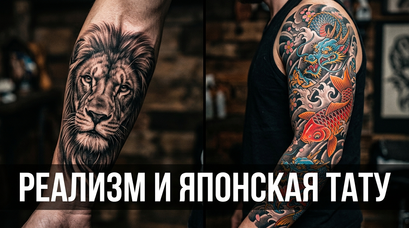 Реализм и японская тату: как сгенерировать эскиз в нейросети