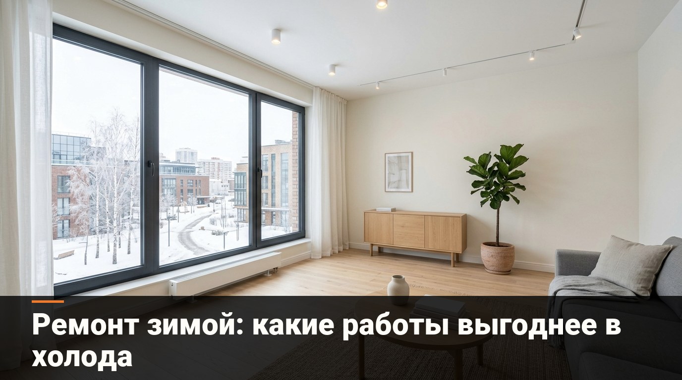 Ремонт квартиры зимой: 6 работ, что выгоднее в холода