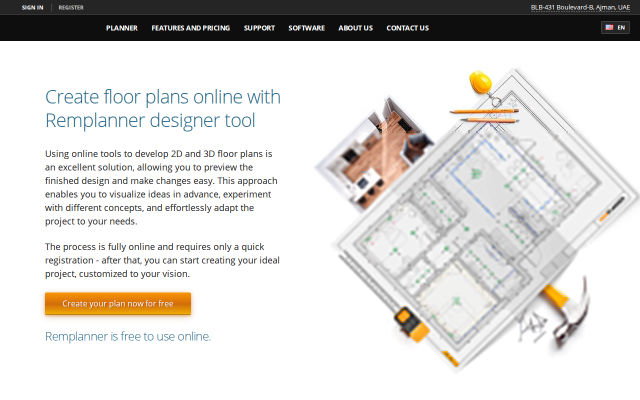 Скриншот сервиса Remplanner — онлайн-планировщик для ремонта