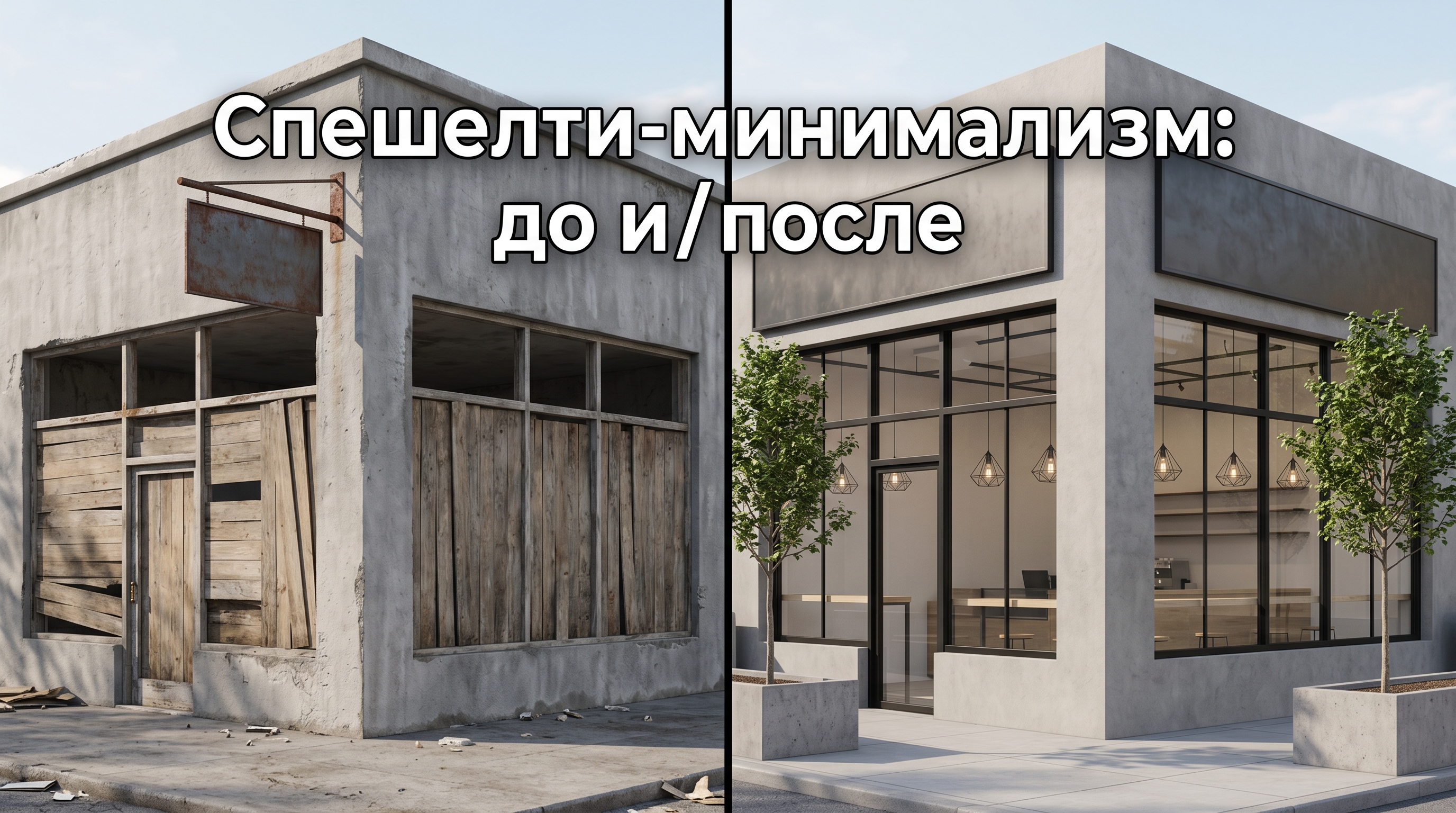 Спешелти-минимализм: до и после