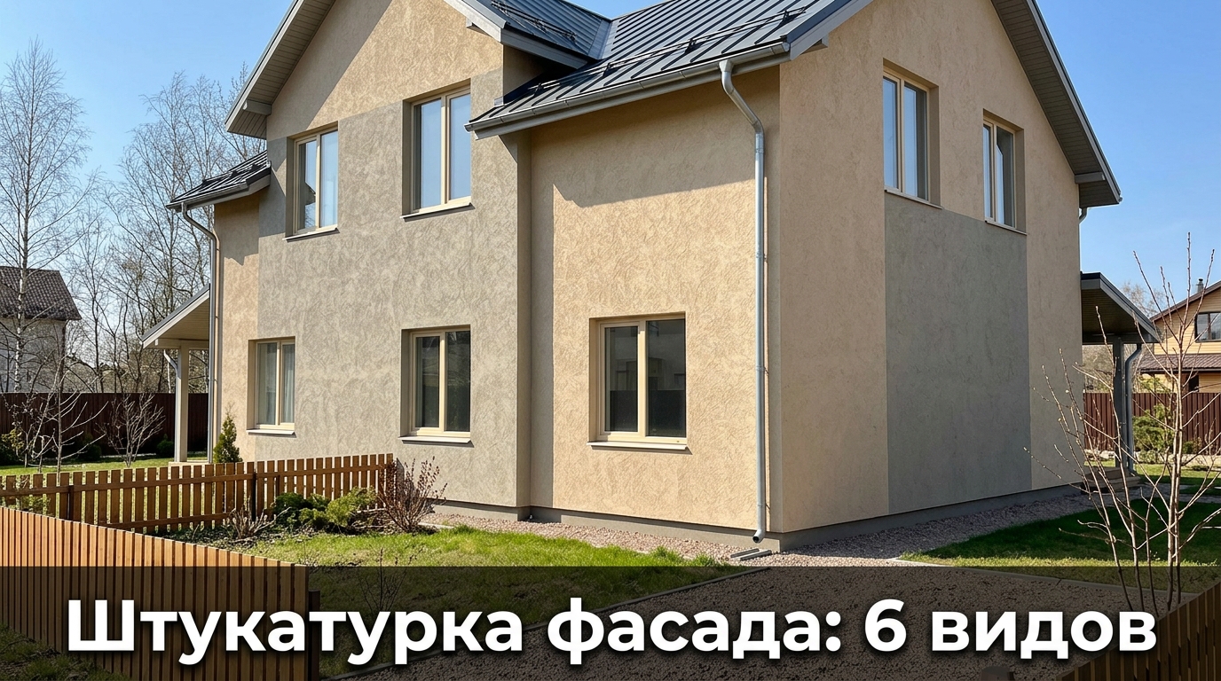 Штукатурка фасада: 6 видов — какая не отвалится через год