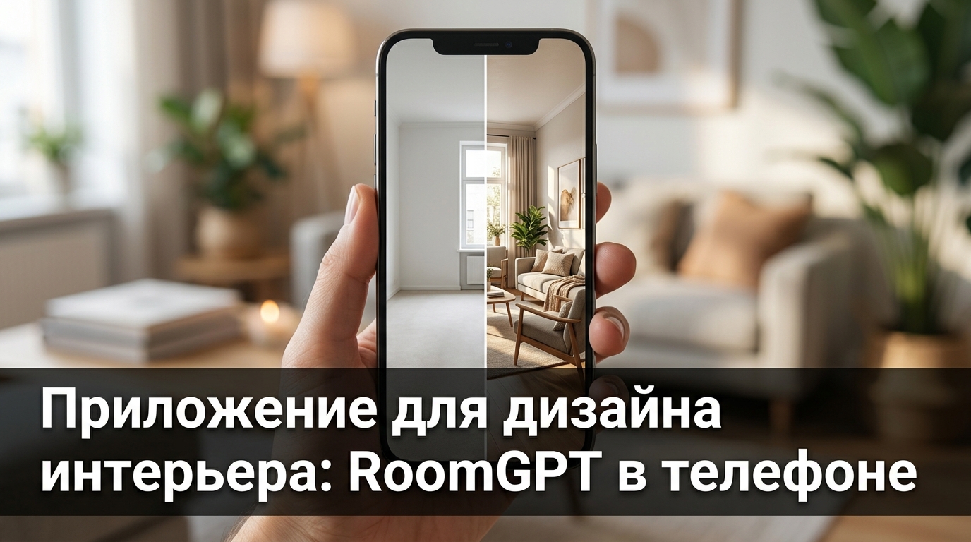 Приложение для дизайна интерьера: RoomGPT в телефоне