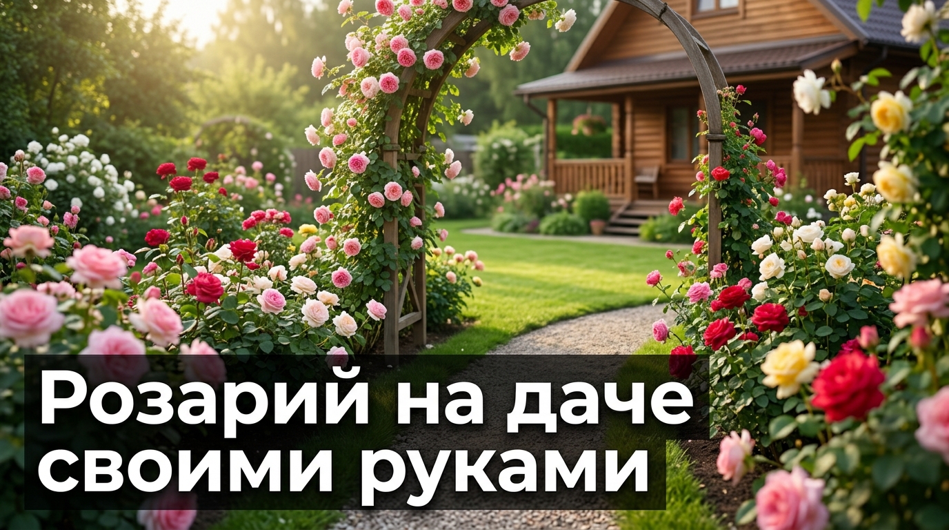 Розарий на даче своими руками: схема посадки и неприхотливые сорта роз