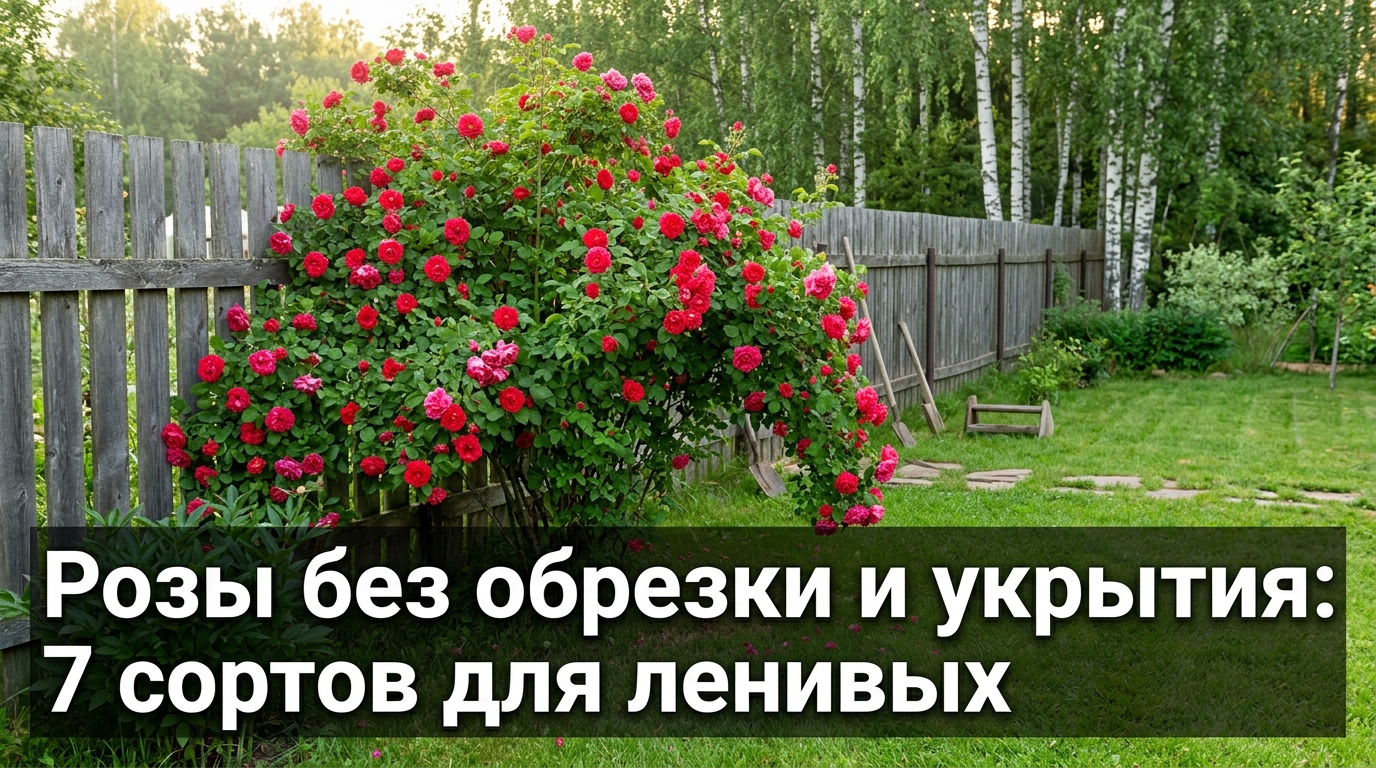 Розы без обрезки и укрытия: 7 сортов для ленивых