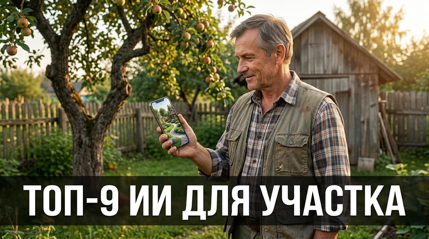 Лучшие нейросети для ландшафтного дизайна: перебрал топ-9