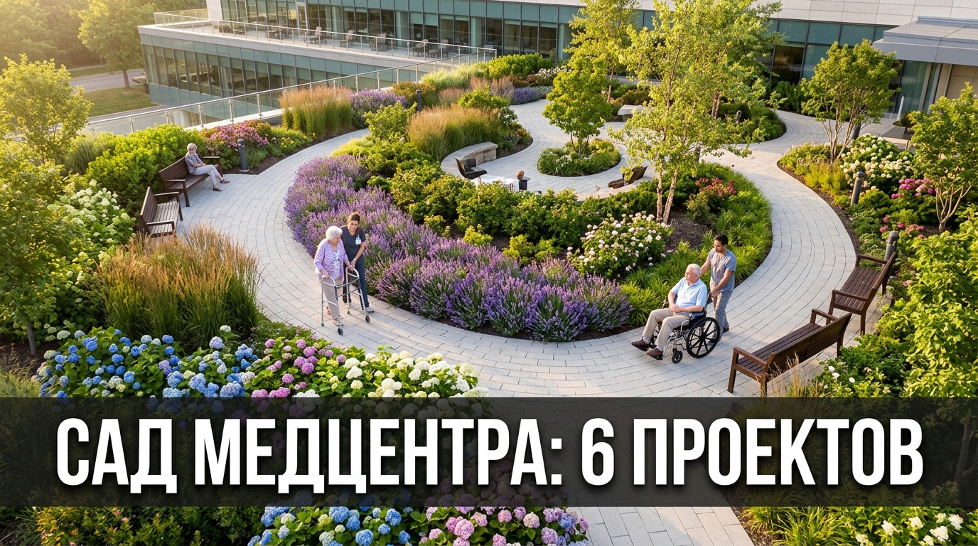 Сад медцентра: 6 проектов реабилитации с ИИ-визуализацией