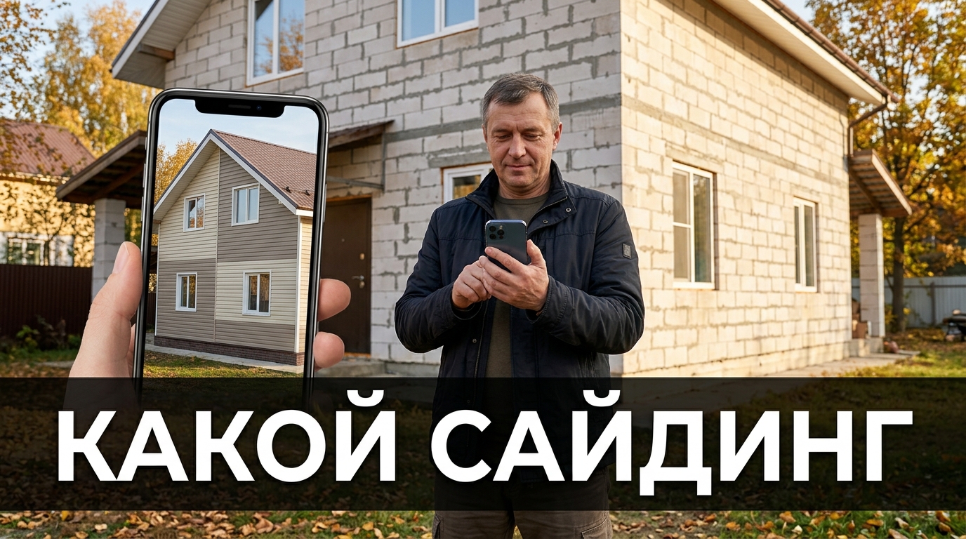 Какой сайдинг выбрать: примерил виды на фото дома до закупки