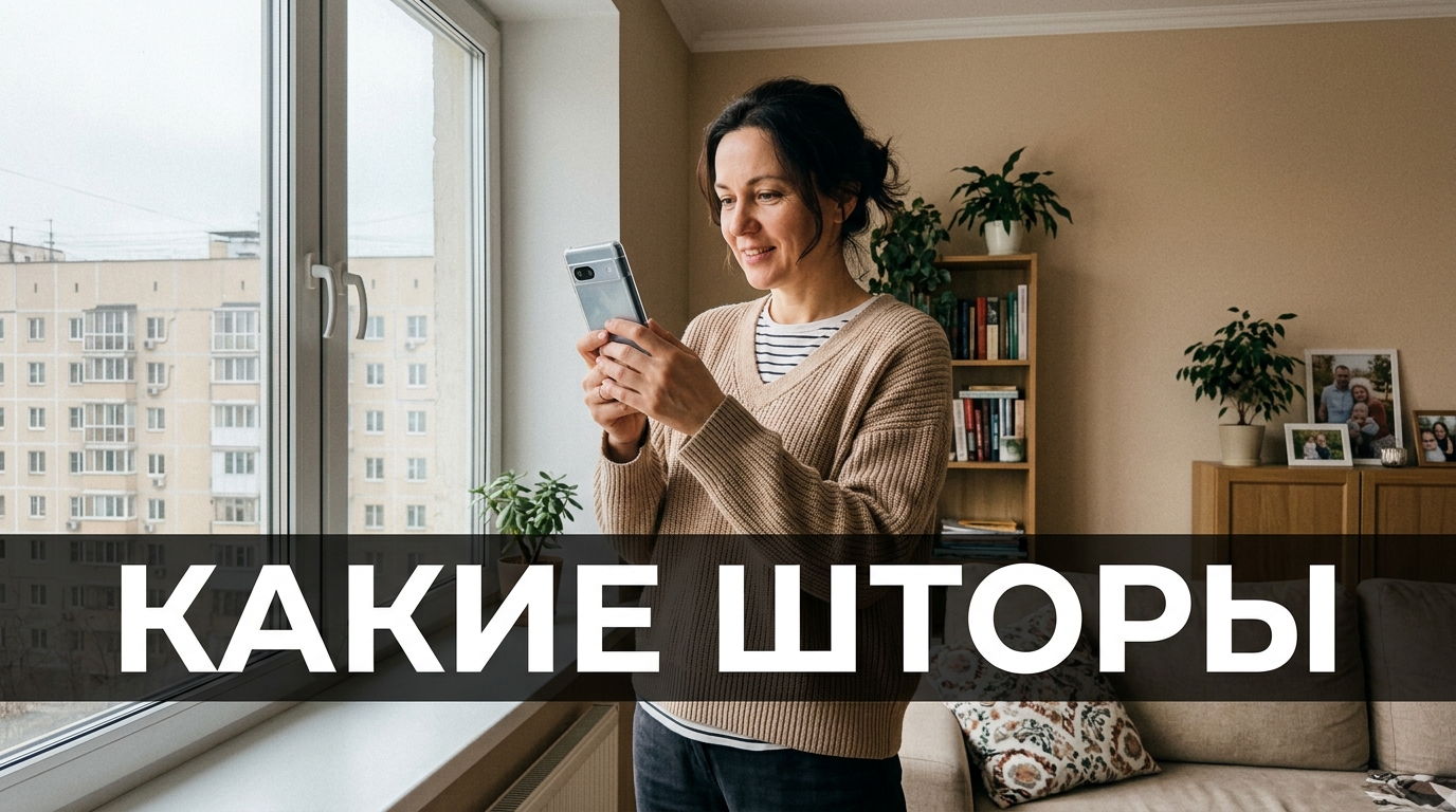 Шторы под интерьер: примерил несколько вариантов на фото комнаты до покупки