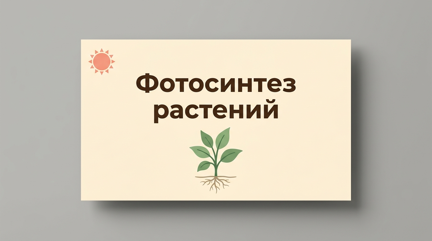 Пример слайда в учебной палитре — кремовый и коралл