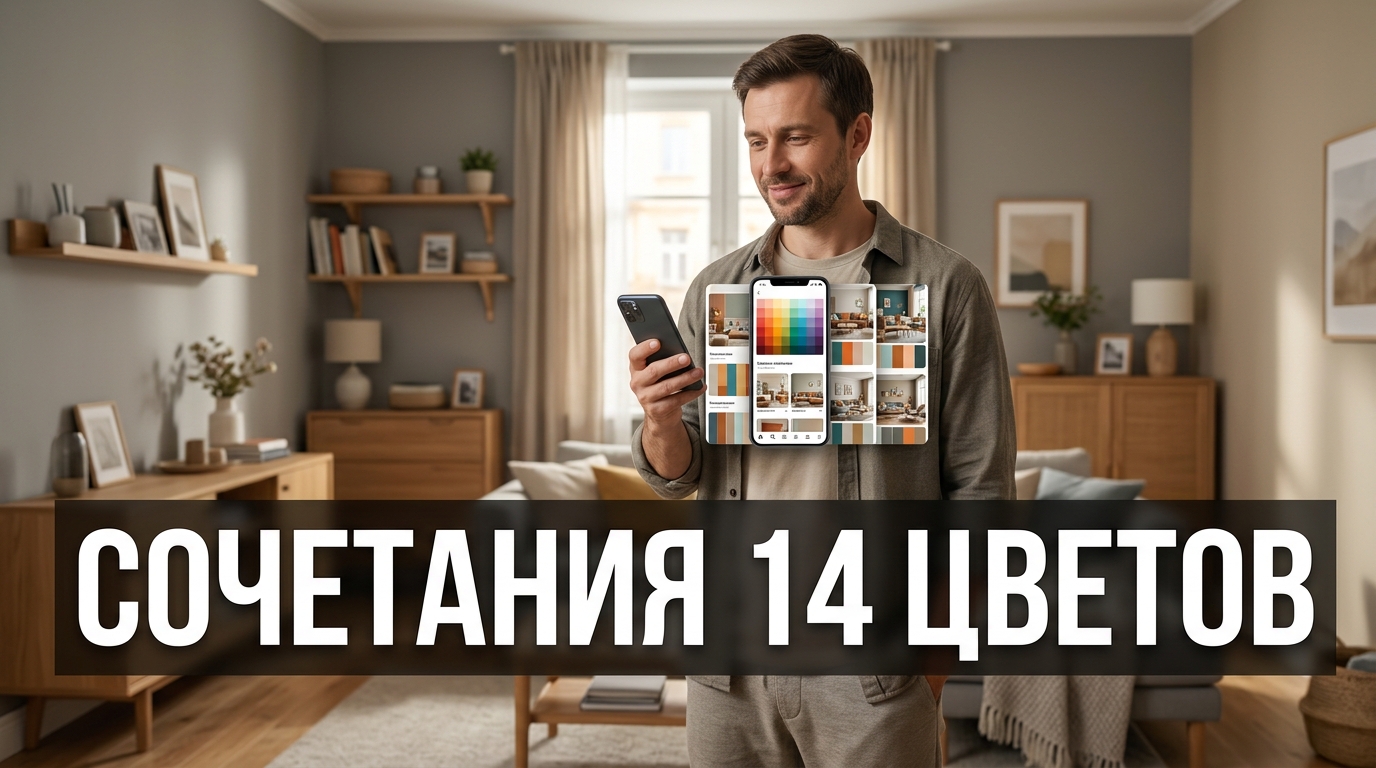С чем сочетается каждый цвет: каталог из 14 оттенков для интерьера