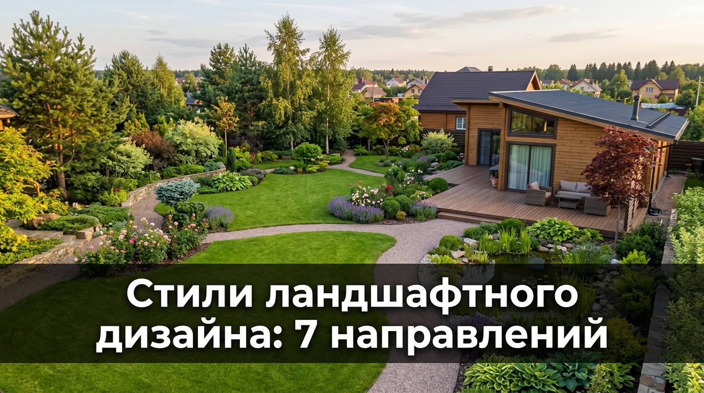 Стили ландшафтного дизайна: 7 направлений