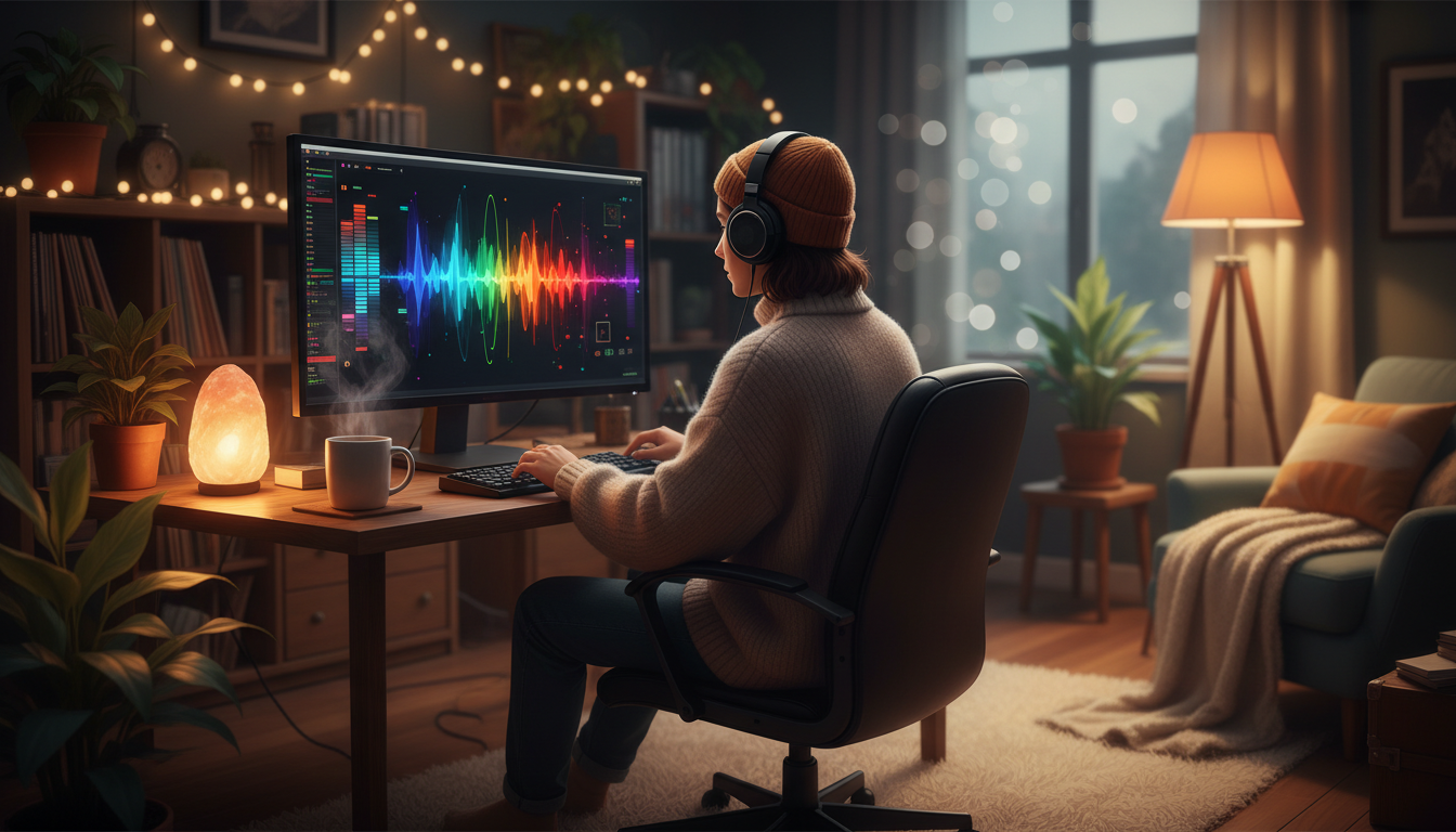 Создание музыки с помощью нейросети Suno AI — иллюстрация